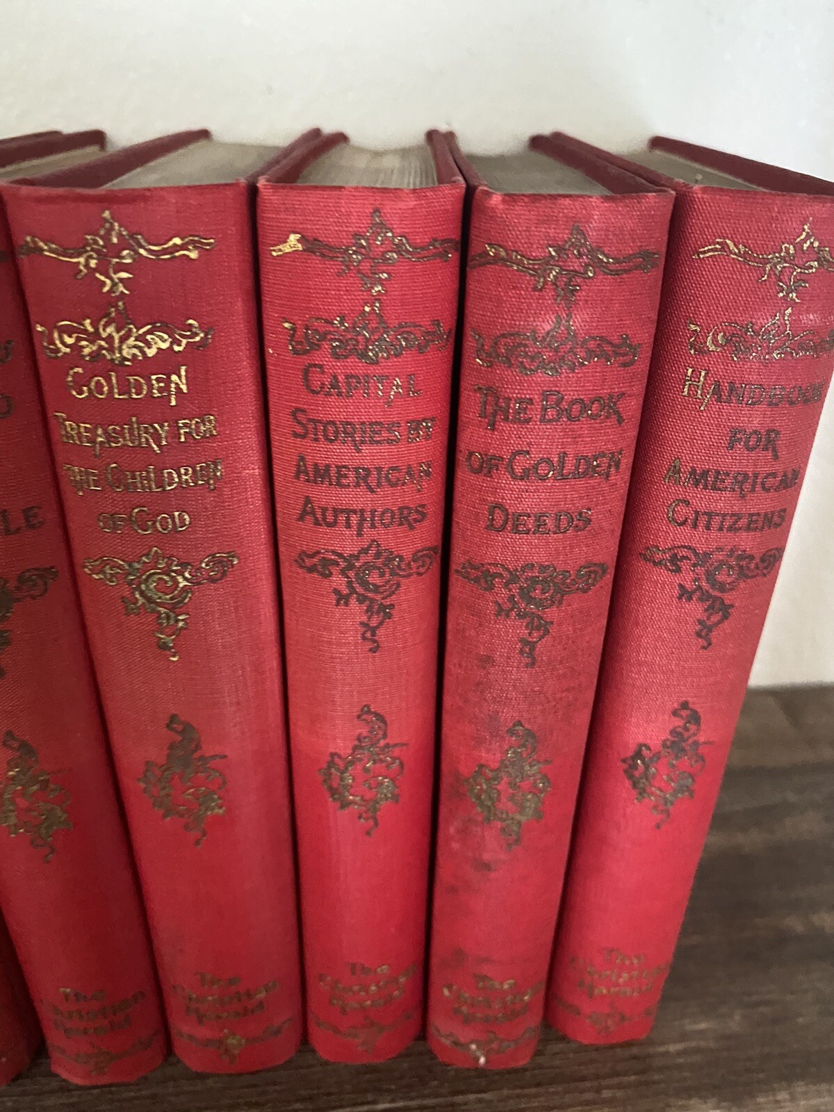 1895 The Christian Herald Library Complete 10 Volume Set by Louis Klopsch