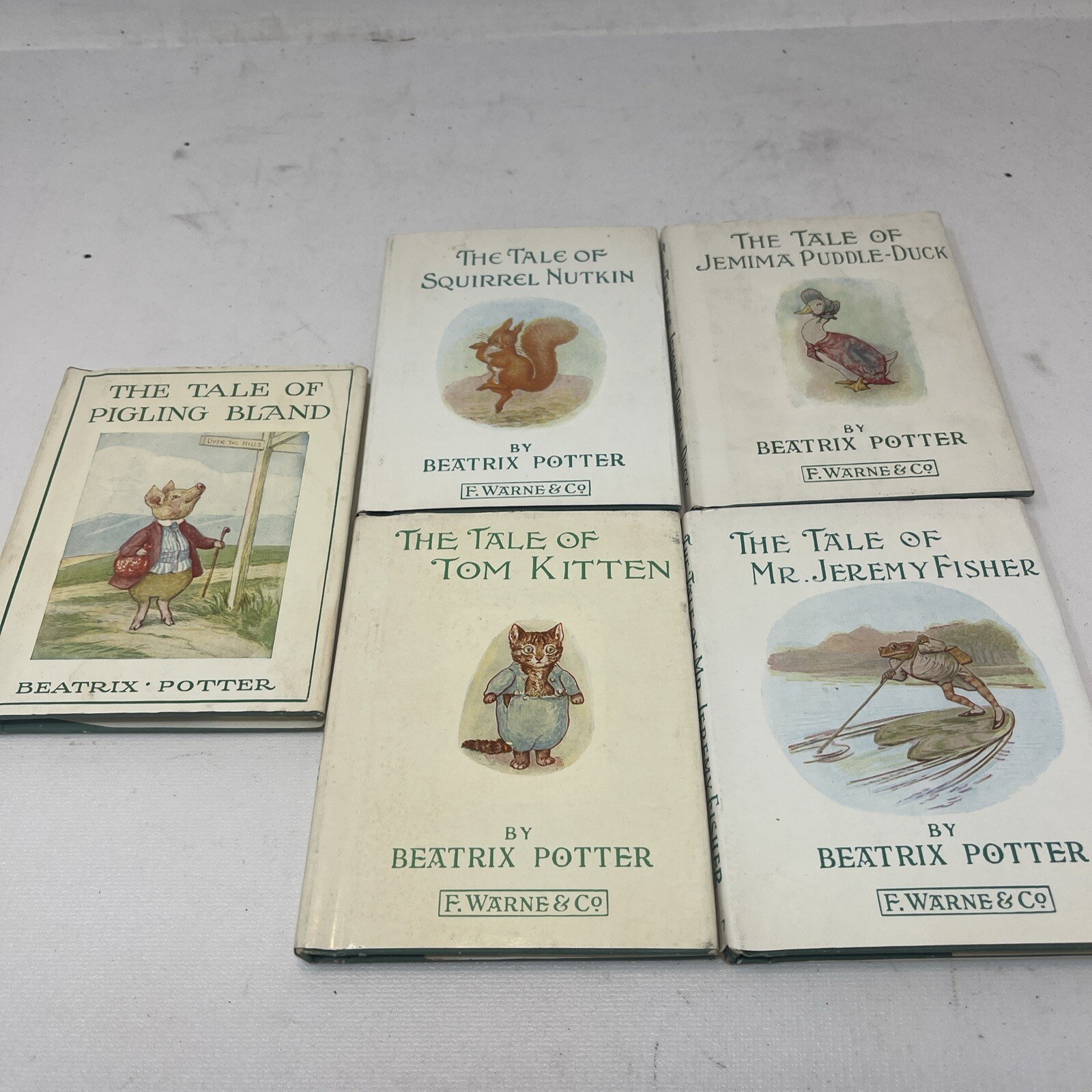 Beatrix Potter Lot of 5 Early Edition Books – Frederick Warne & Co.
