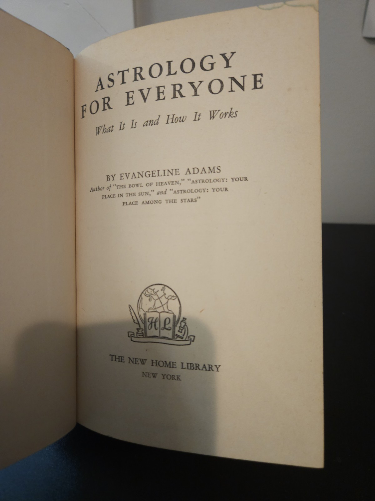 Antique Astrology Book Evangeline Adams Zodiac Signs Planets Houses w/DJ 1931
