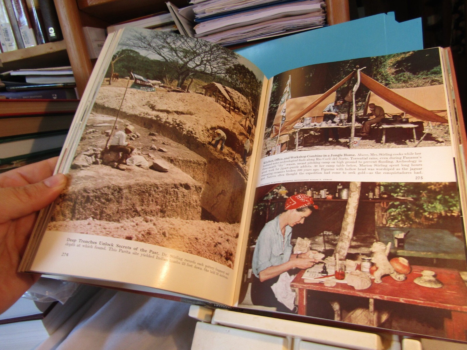 INDIANS of the AMERICAS ~ National Geographic 1958 4th Print HB VG color native
