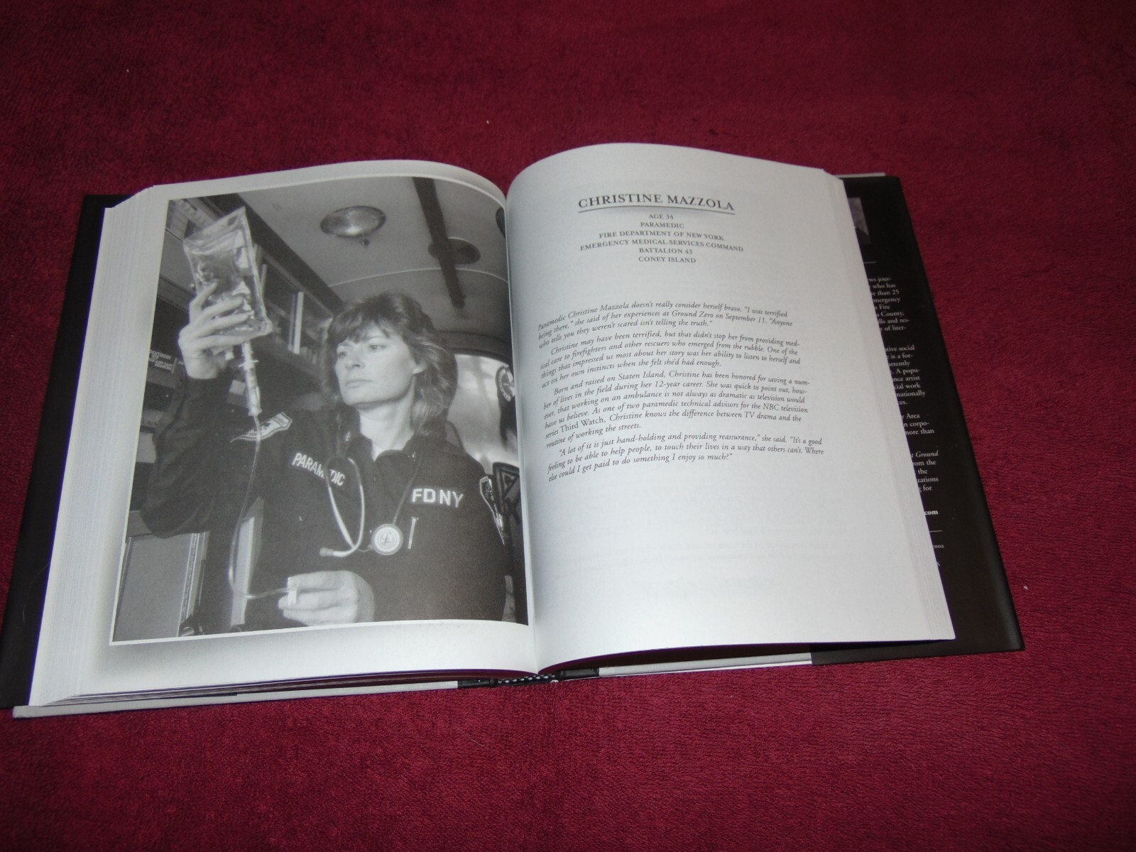 SIGNED 2002 1st/3rd HB/DJ BOOK “WOMEN AT GROUND ZERO” SUSAN HAGEN & MARY CAROUBA