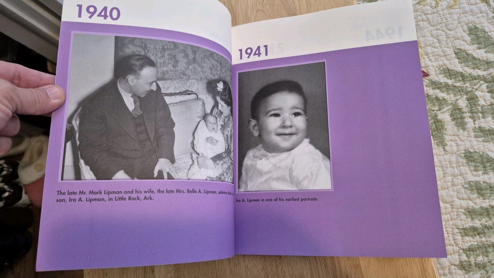 Ira A. Lipman Is Turning 70 Fast Moving Years Birthday Private Printed Book