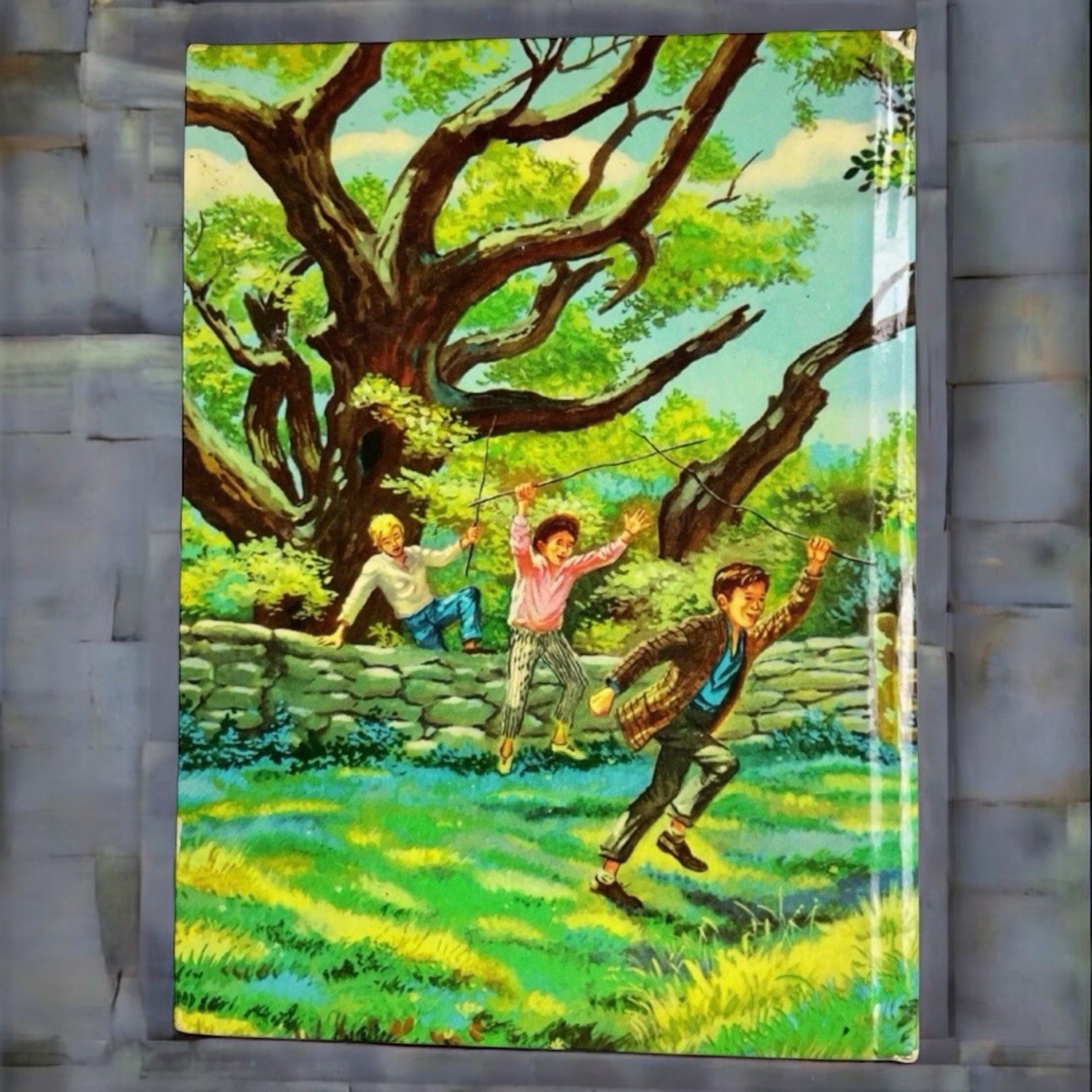 Set of 3 Whitman Illustrated Classics – Huckleberry Finn, Treasure Island +