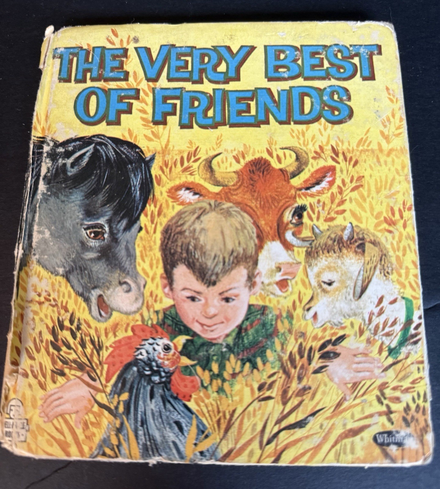 Lot of 8 Vintage 1950’s-60’s WHITMAN Tell-A-Tale Children’s Animal Books