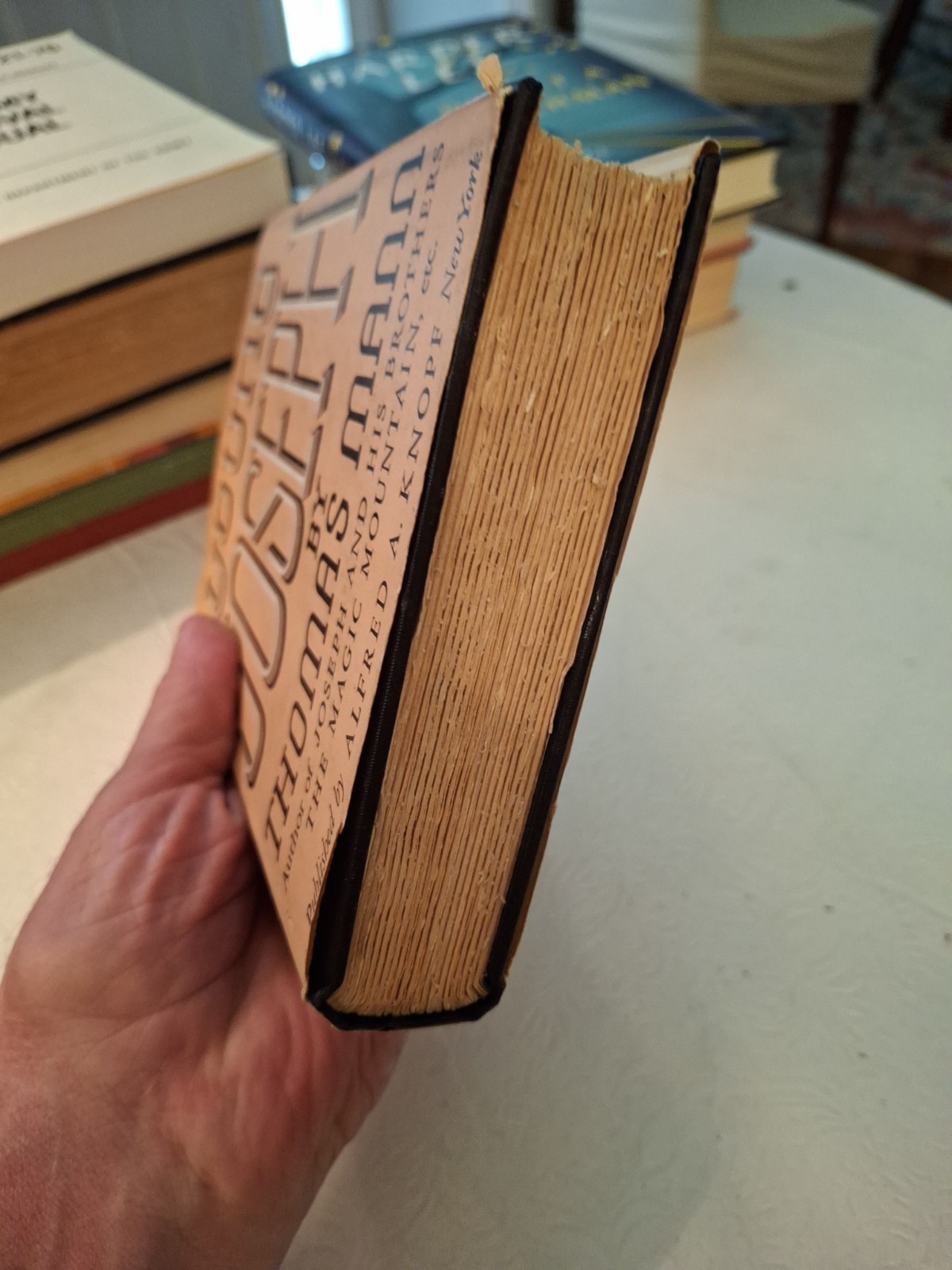 Young Joseph by Thomas Mann HCDJ 1st Ed. 4th Printing 1939 Knopf Rare