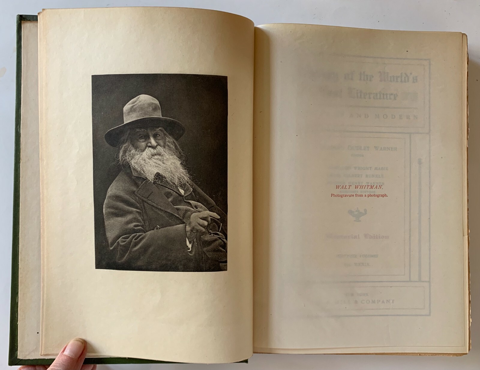 Library of the World’s Best Literature Ancient and Modern 1902 45 Volumes Green
