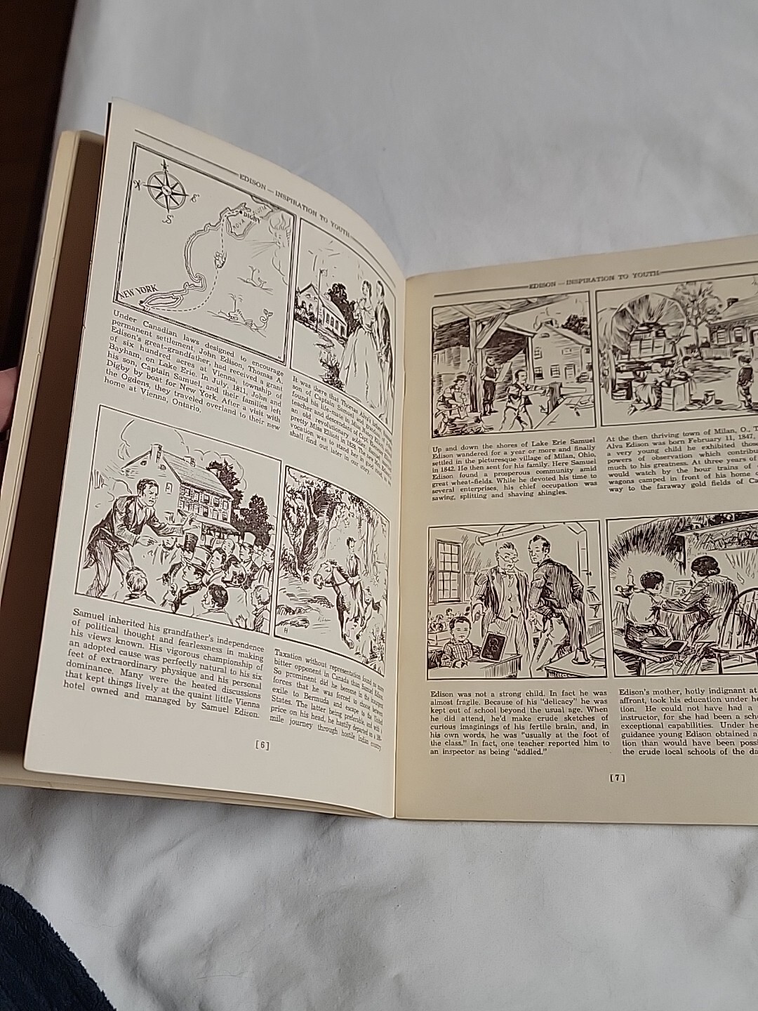 Edison Inspiration to Youth Vintage 1939 Original Softcover Book In Great Shape!