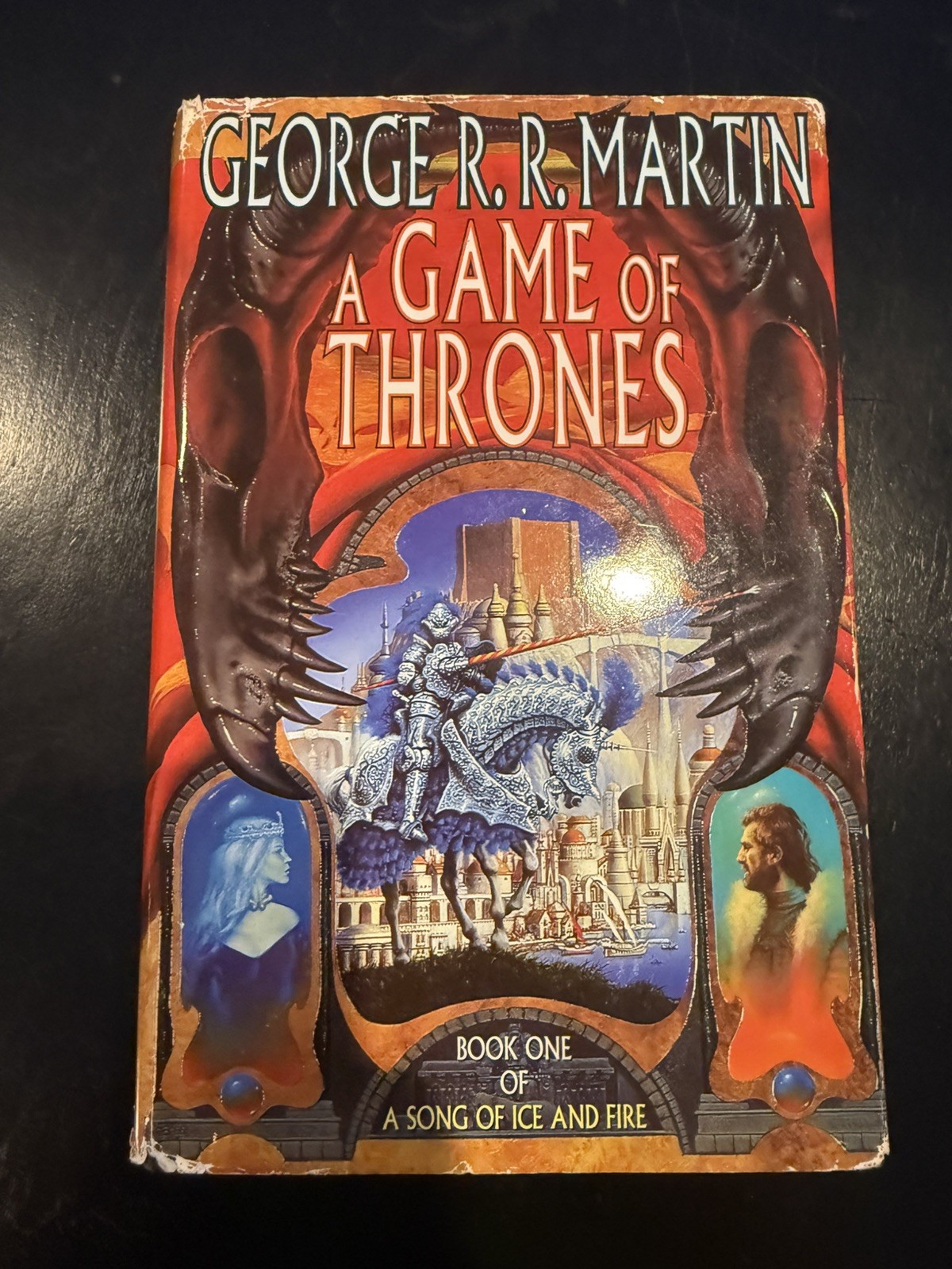 GEORGE RR MARTIN A Game of Thrones 1996-BCA Ed HC 3rd Print Song of Fire and Ice