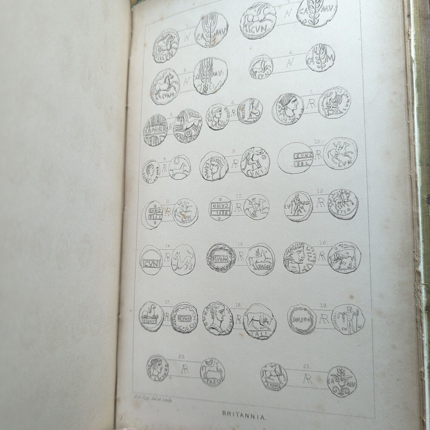 Ancient Coins of Cities and Princes Spain England Numismatic 1846 Old Guide Book