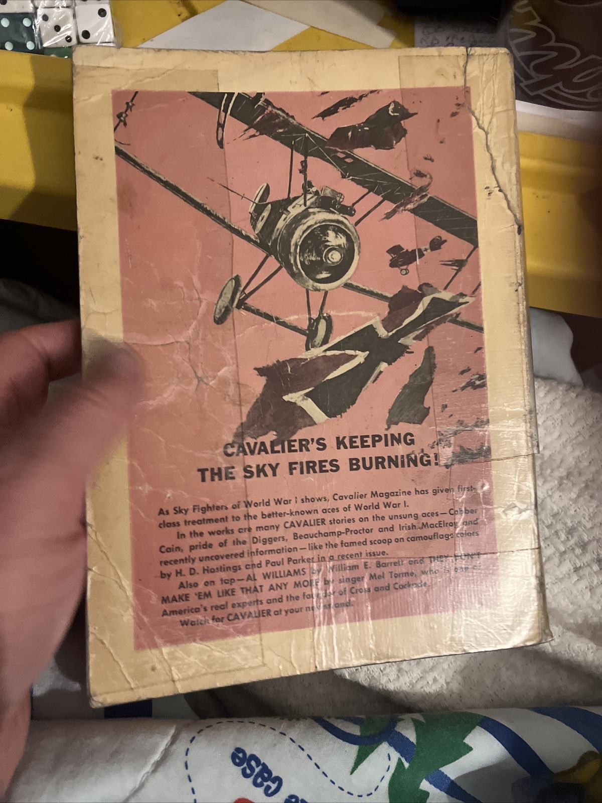 Sky Fighters Of World War I Fawcett How-To Book No. 484 1961 Classic Original
