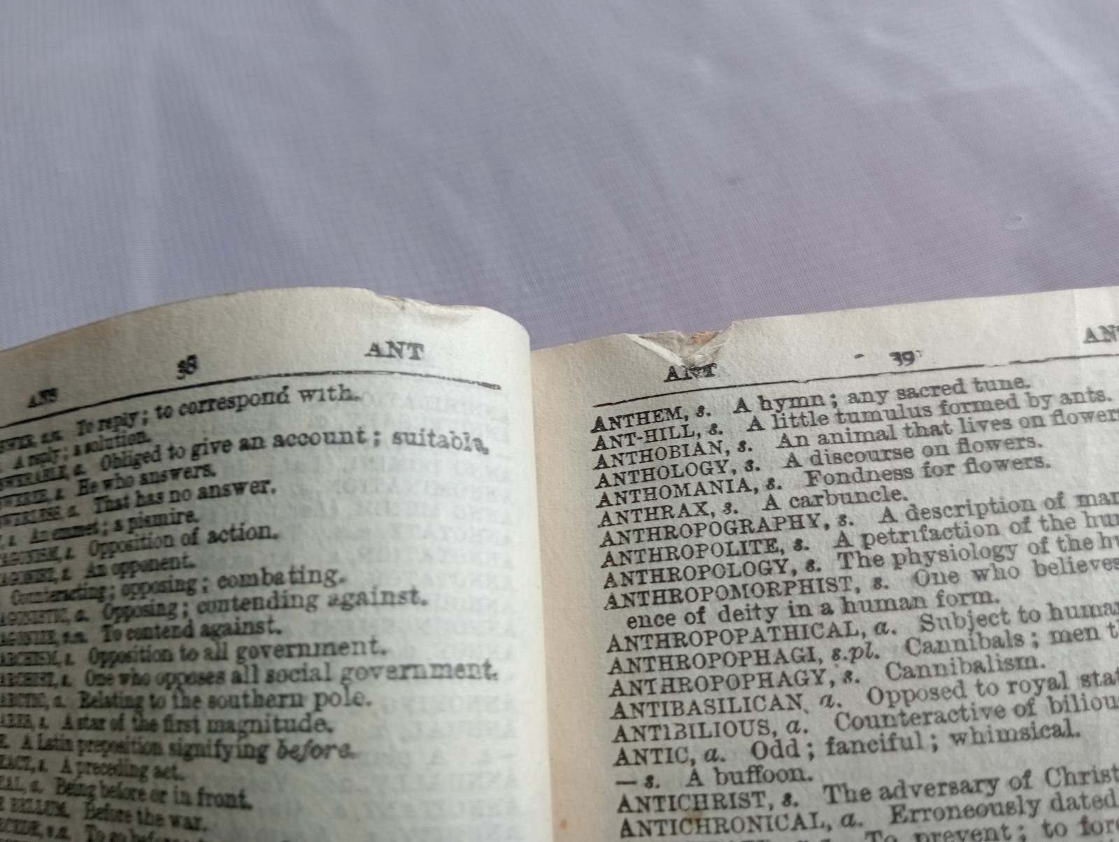 Antique Miniature Nuttall’s Bijou Dictionary Frederick Warne & Co. Victorian