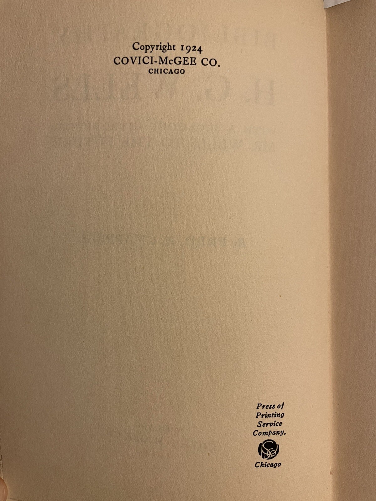 Bibliography Of H. G. Wells