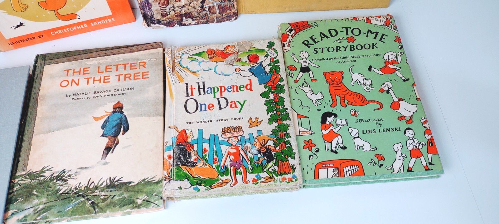 Vintage Children’s & Young Adults Fiction Book Lot Curious George Asoeps Fables