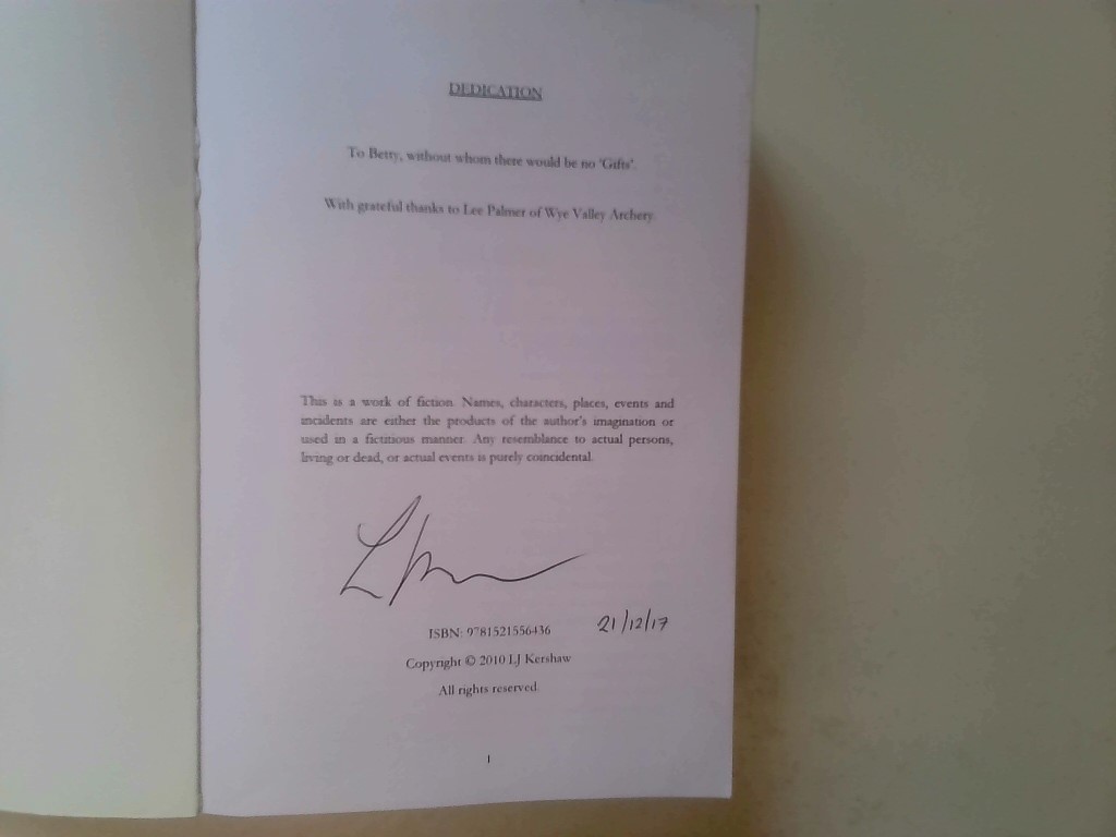 SIGNED. Kershaw, L.J. – When the Bell Tolls (The Gifts of Magic)