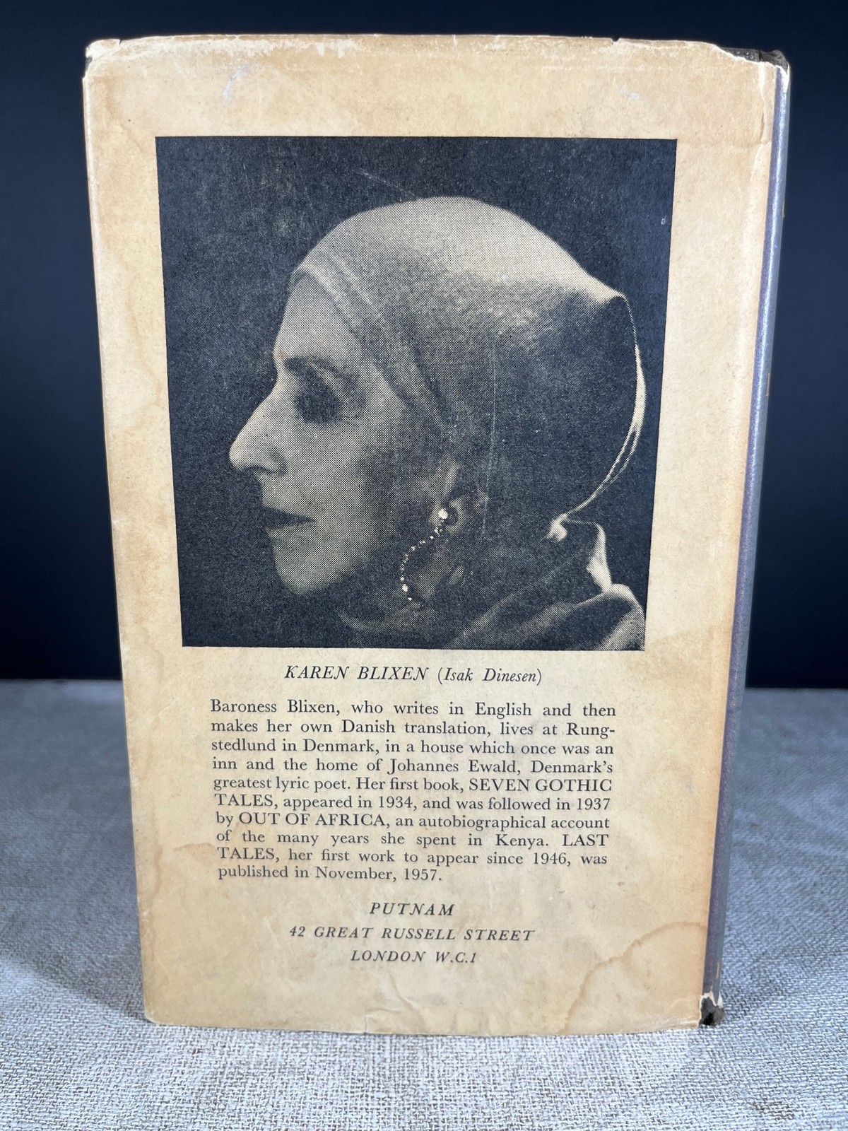 1957 Seven Gothic Tales by Isak Dinesen Hardcover Putnam’s Sons 7th printing