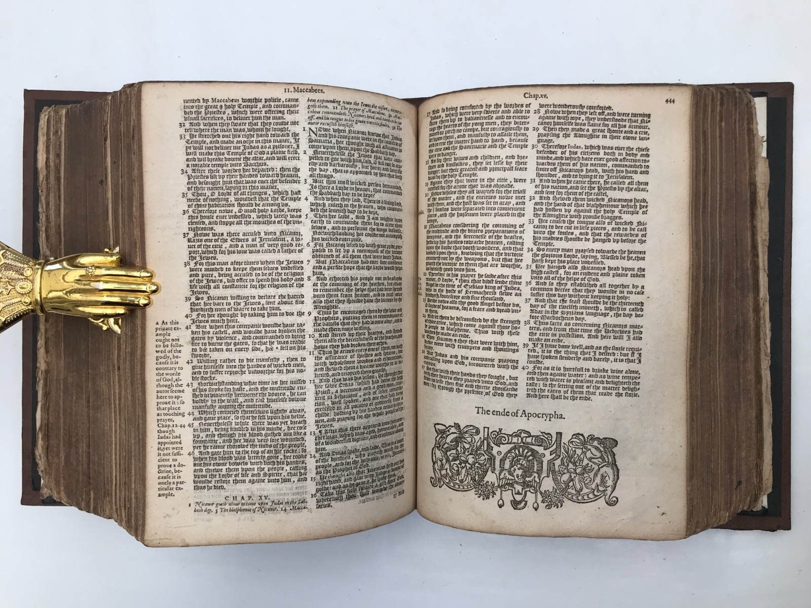 1585 GENEVA BREECHES HOLY BIBLE Old New Testament Apocrypha Concordance Barker*