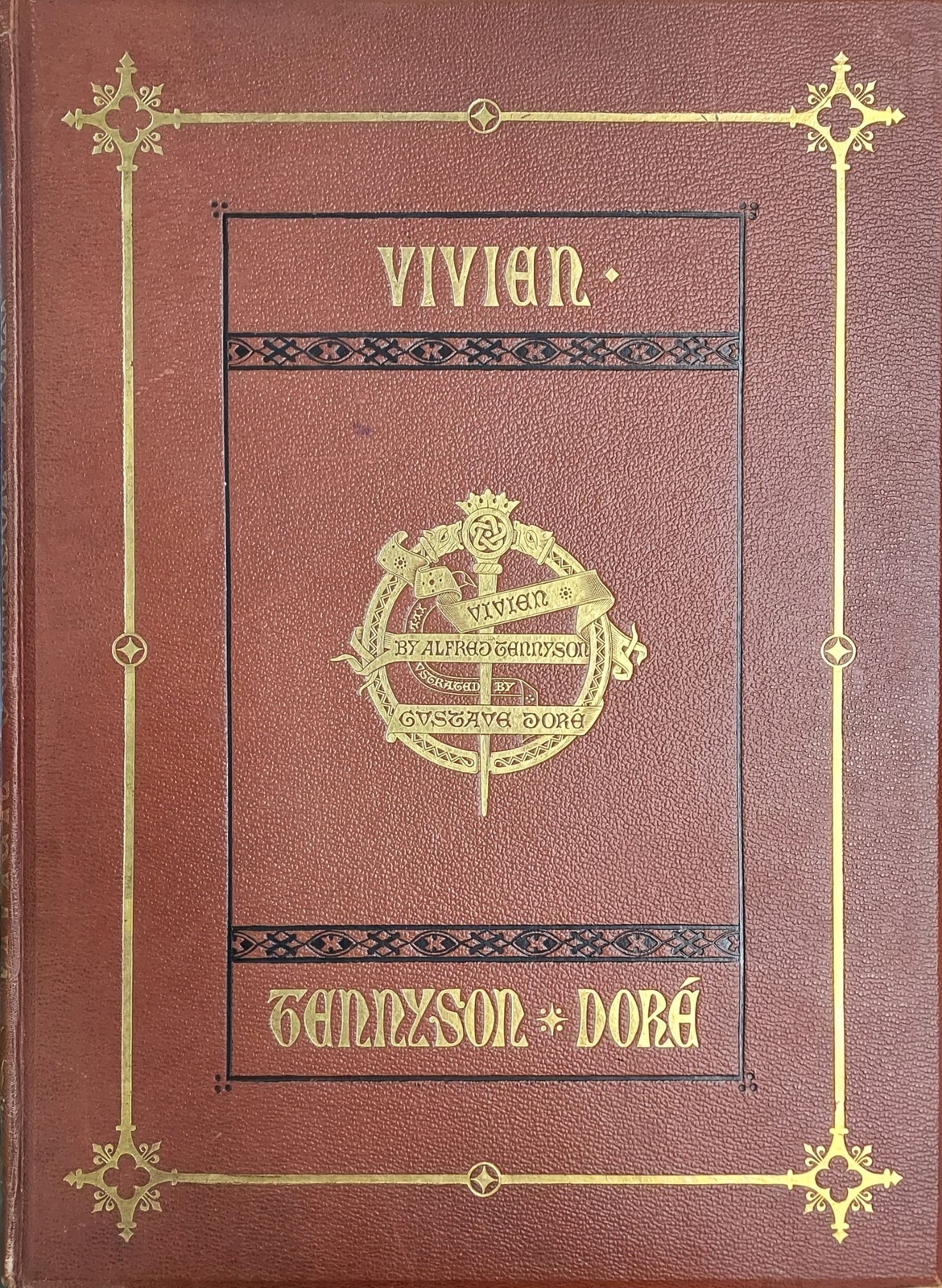 Alfred Tennyson, Gustave Doré / Vivien 1868 Early printing