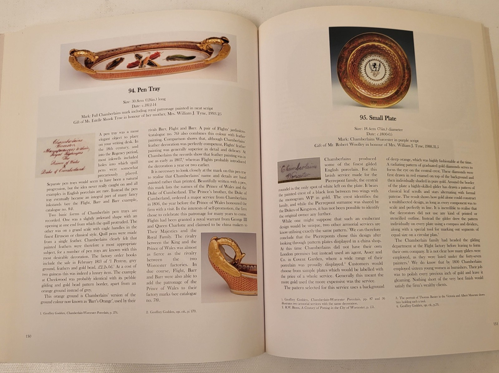The Ewers-Tyne Collection of Worcester Porcelain at Cheekwood Color Illus. Book