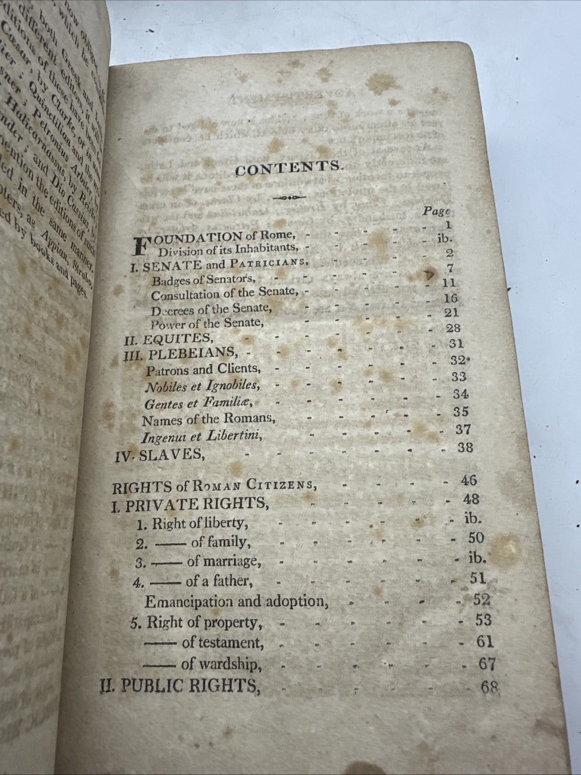 Roman Antiquities Manners & Customs of Ancient Rome 1814 Classical History (18-1