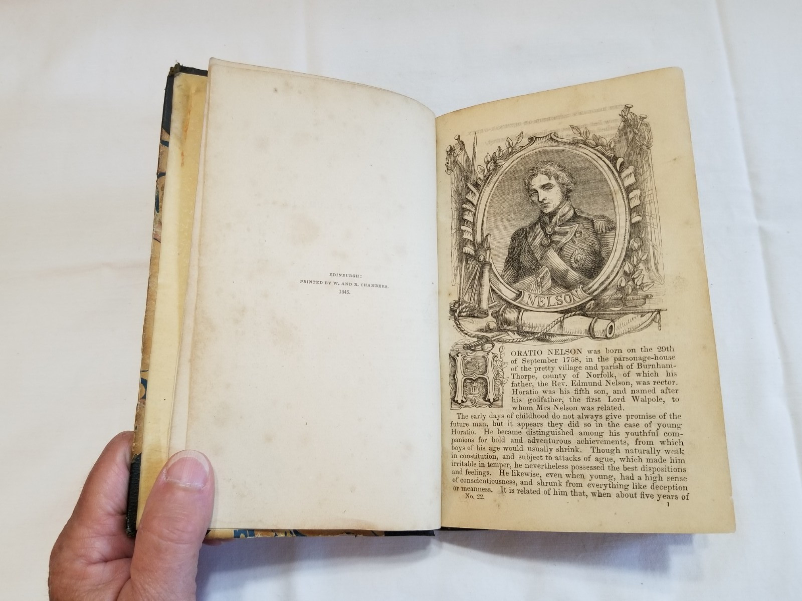 Antique 1845 Chamber’s Miscellany of Useful and Entertaining Tracts