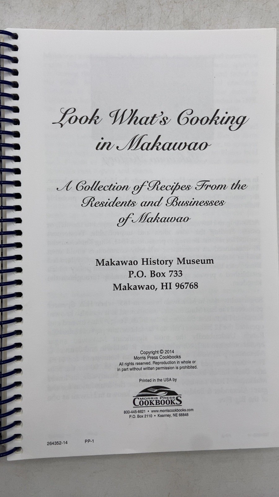Look What’s Cooking in Makawao: A Collection of Recipes From the Residents an…