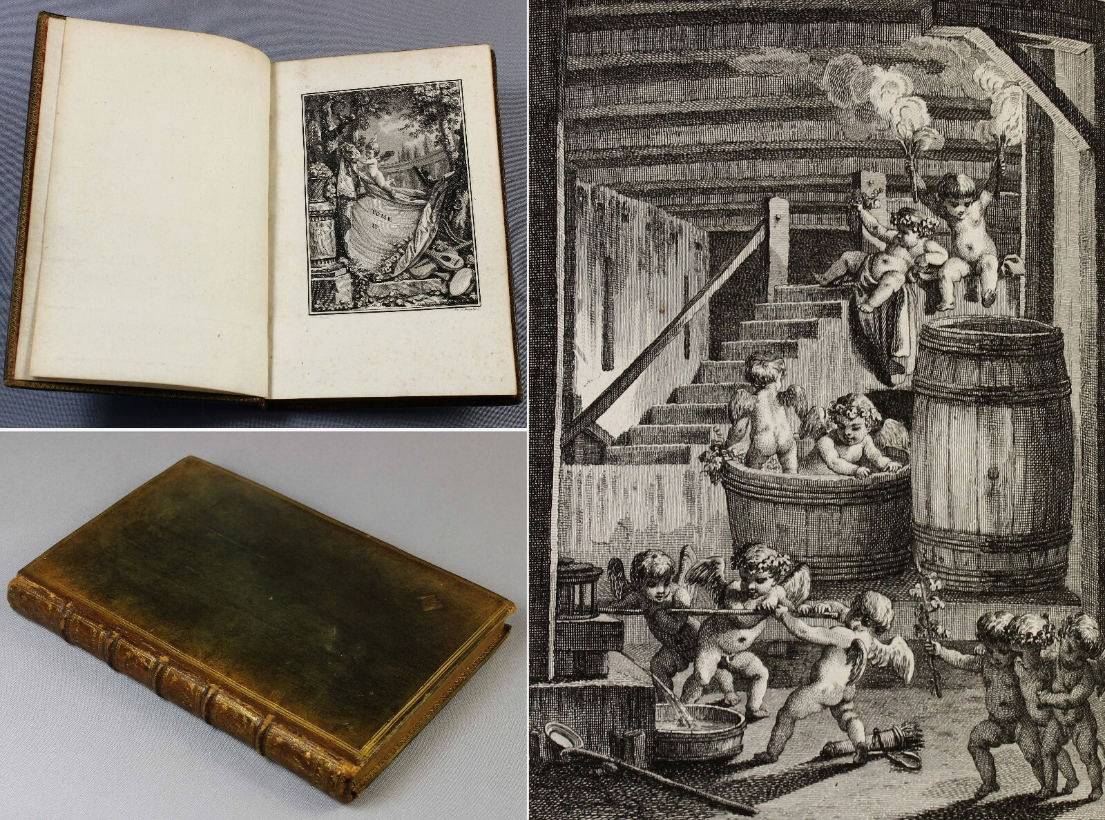 Rare French songbook – 1773 – finely engraved – LABORDE Barbier – single volume
