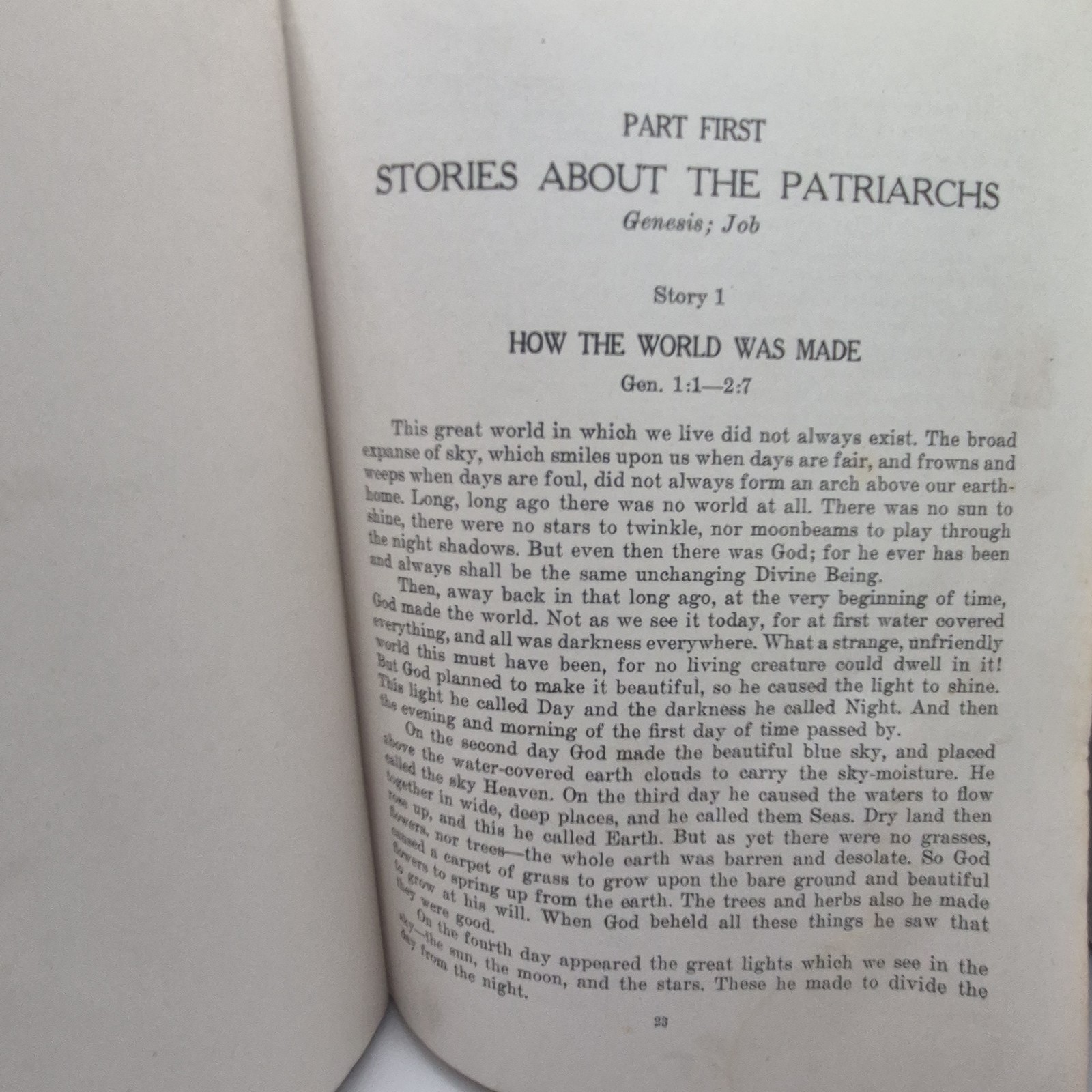 Egermeier’s Bible Story Book Illustrated In Color Antique Hardcover 1947