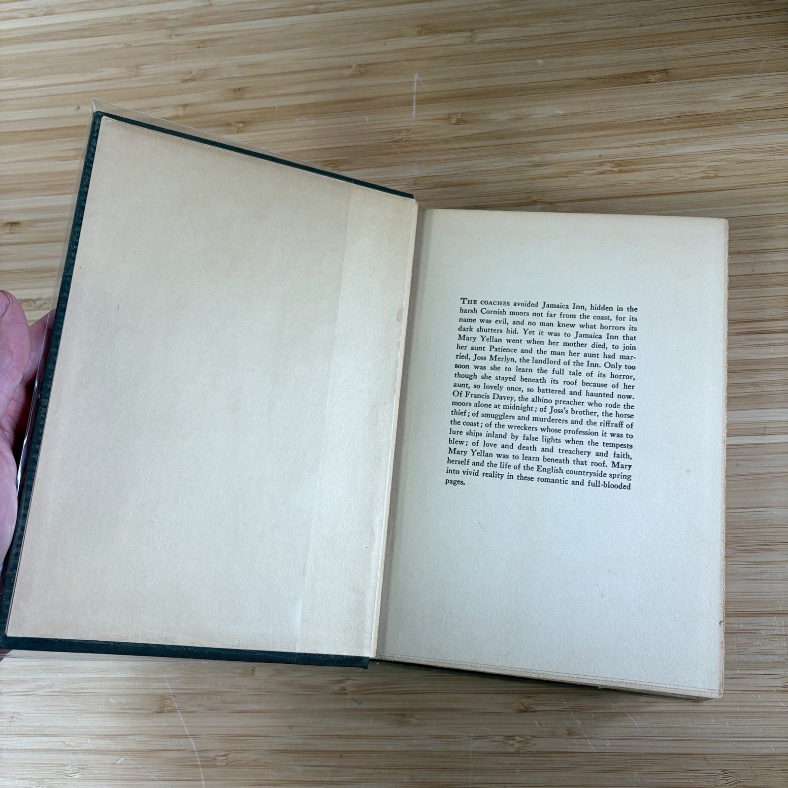 JAMAICA INN 1936 Daphne Du Maurier 1st Edition Doubleday, Doran HC Book