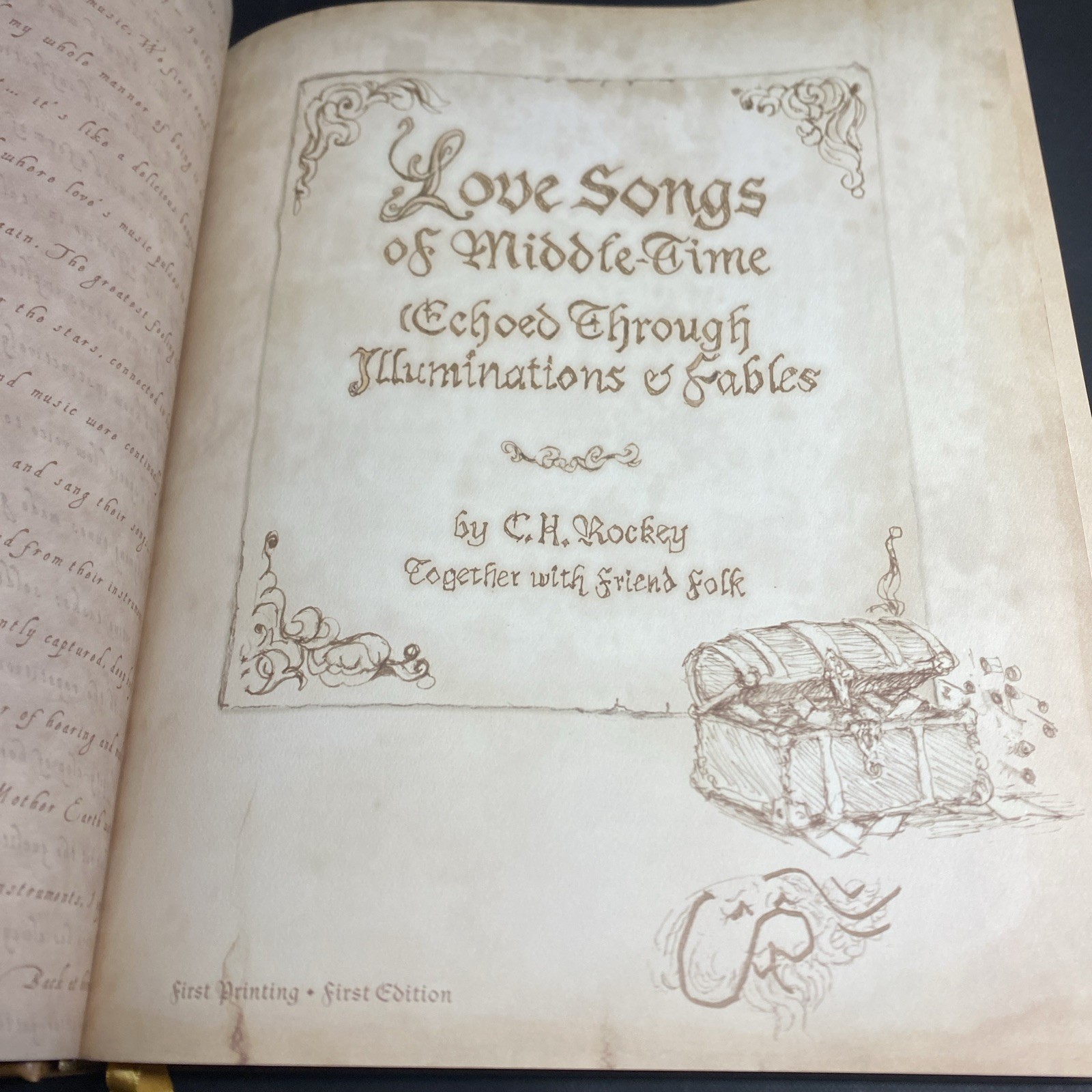 Love Songs of Middle Time, 1st Edition 1st Print Hardcover – C.K. Rockey / FHB