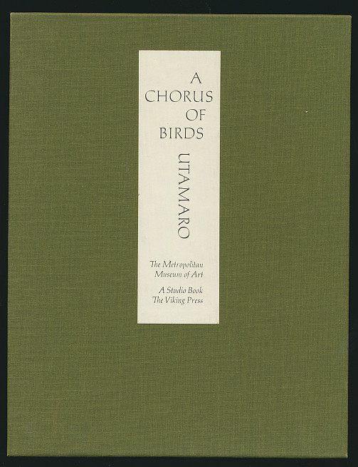 Utamaro (1753-1806) Color Illustrations Birds Accordion Fold-Out Binding 1981