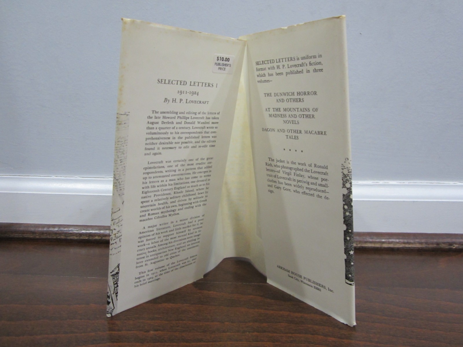 H. P. Lovecraft – SELECTED LETTERS (Volumes 1-5) (Arkham House) Hardcovers