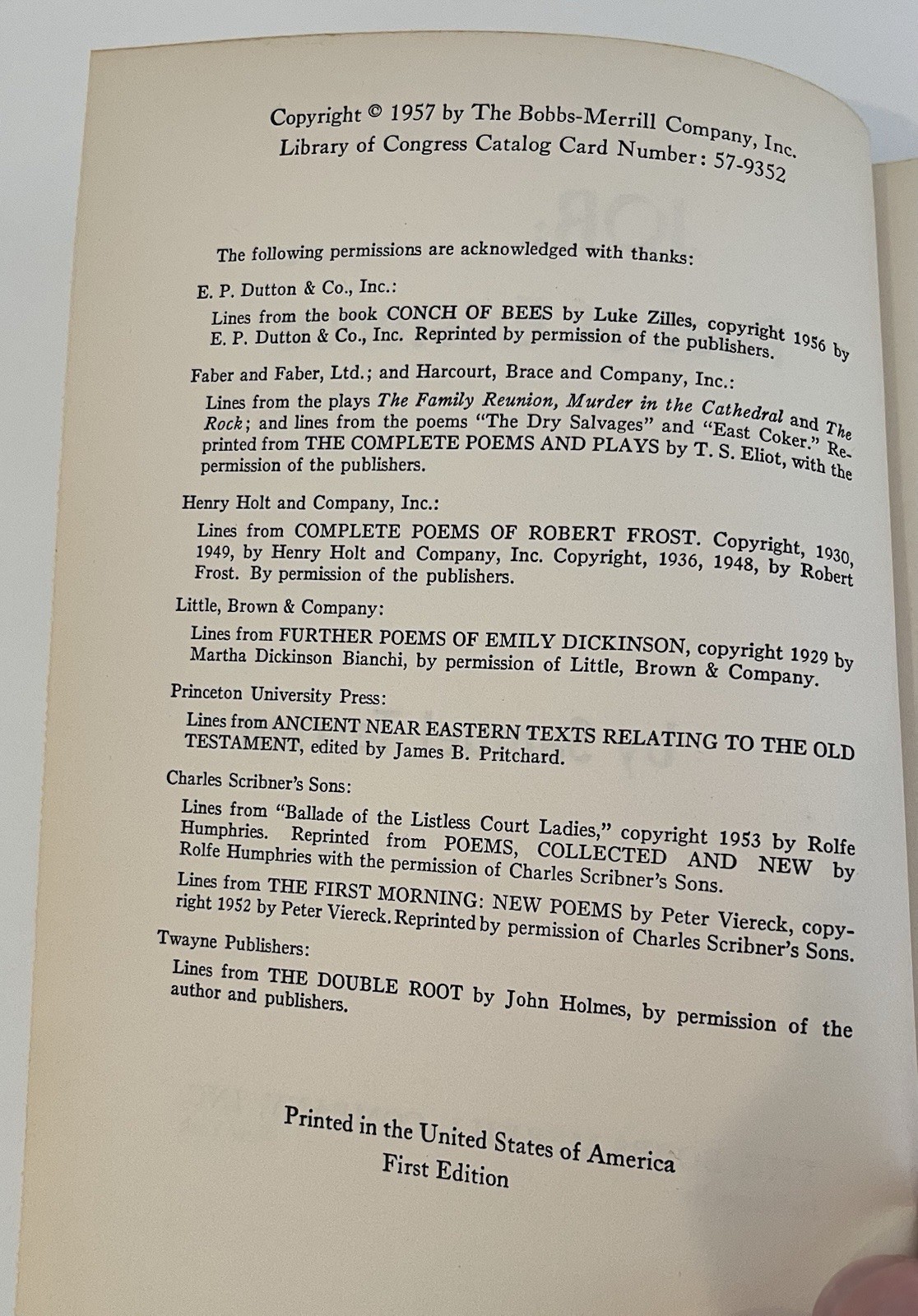 Job: Poet of Existence by Samuel Terrien 1957