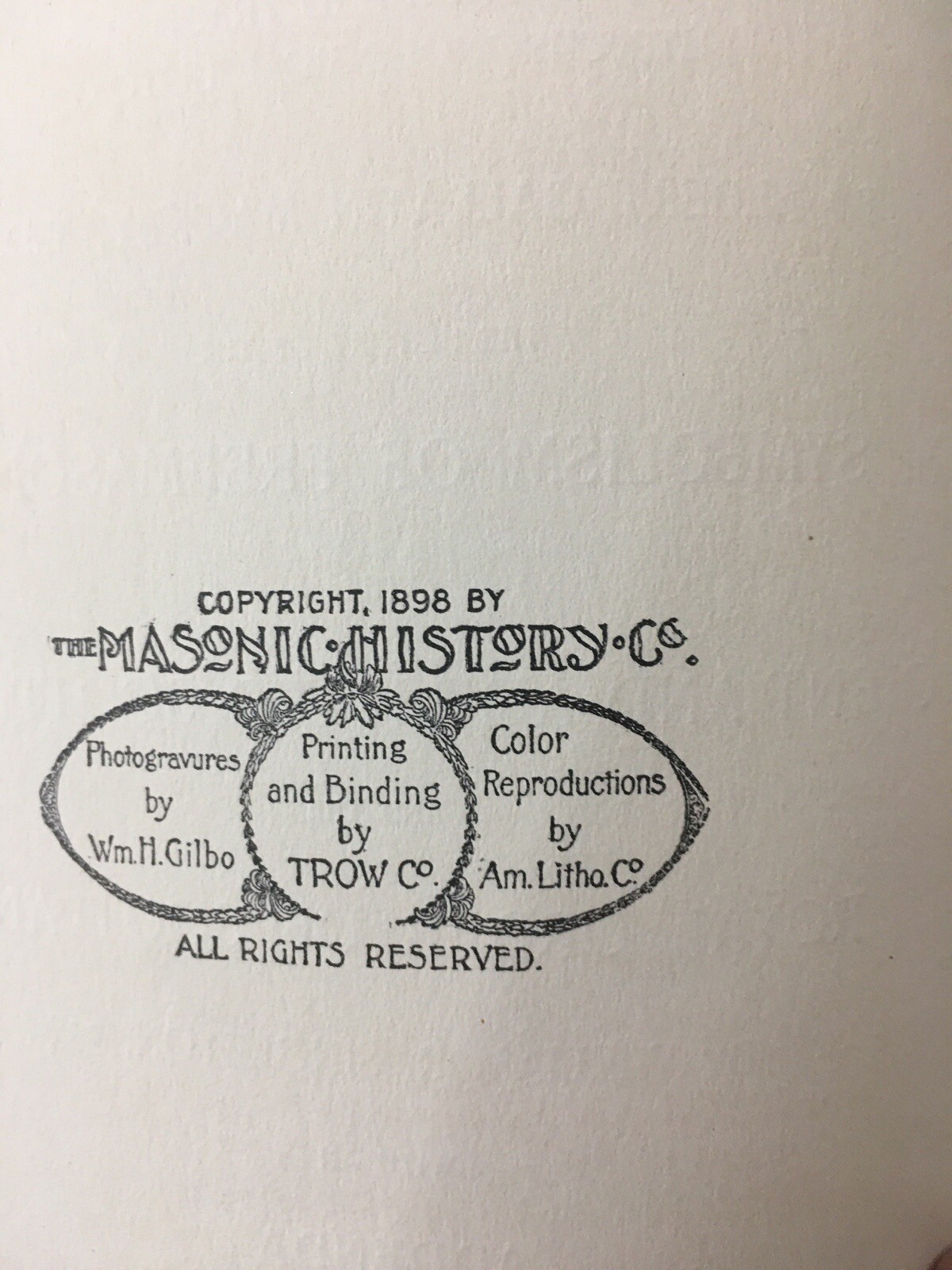 old THE HISTORY OF FREEMASONRY by ALBERT MACKEY – MASONIC Vol. 3 – 1898