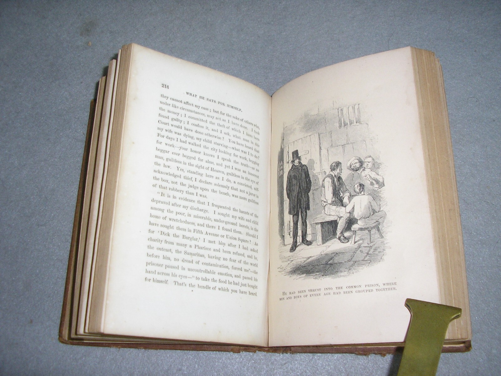 Antique NYC Book New York Life Ernest Grey Sins of Society Gangs of NY Era 1855