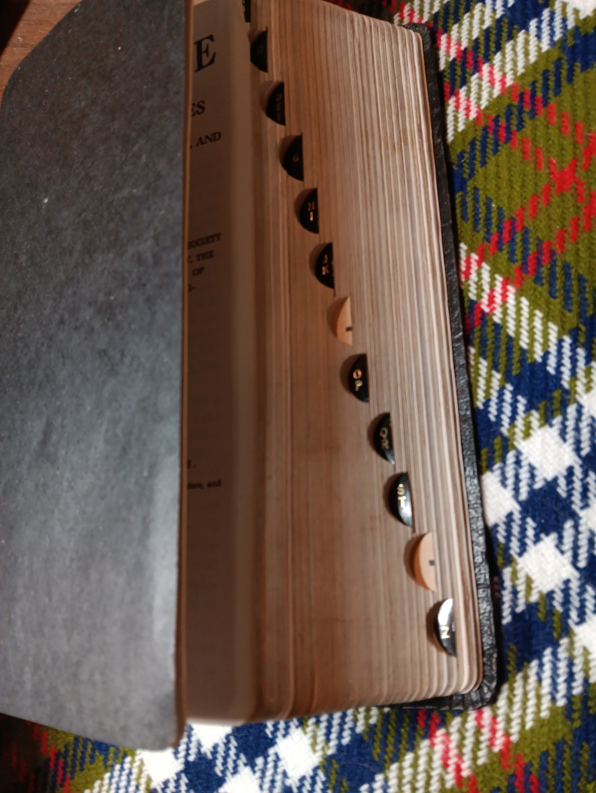 1962 Nave’s Topical Bible Digest, thumb indexed Bonded Leather Cover