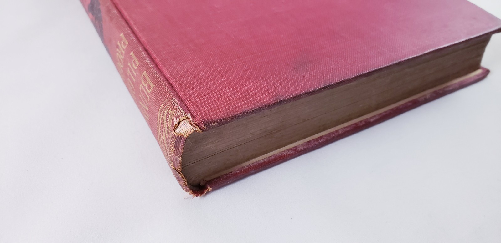 Antique The Pilgrims Progress John Bunyan The Christian Herald Red Line Edition