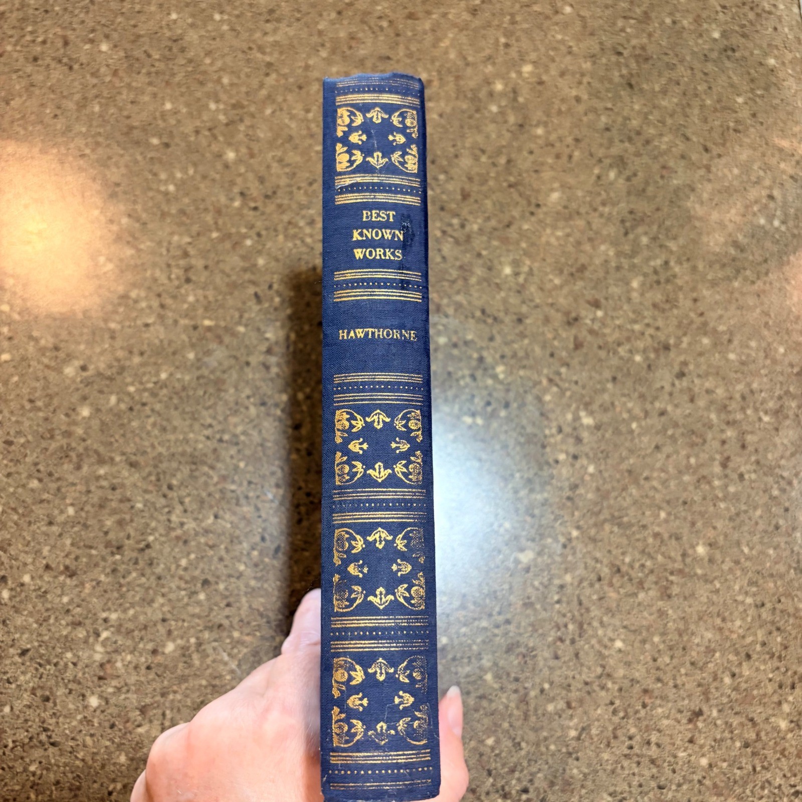 Best Known Works of Nathaniel Hawthorne Hardcover Navy Blue Literary Classics