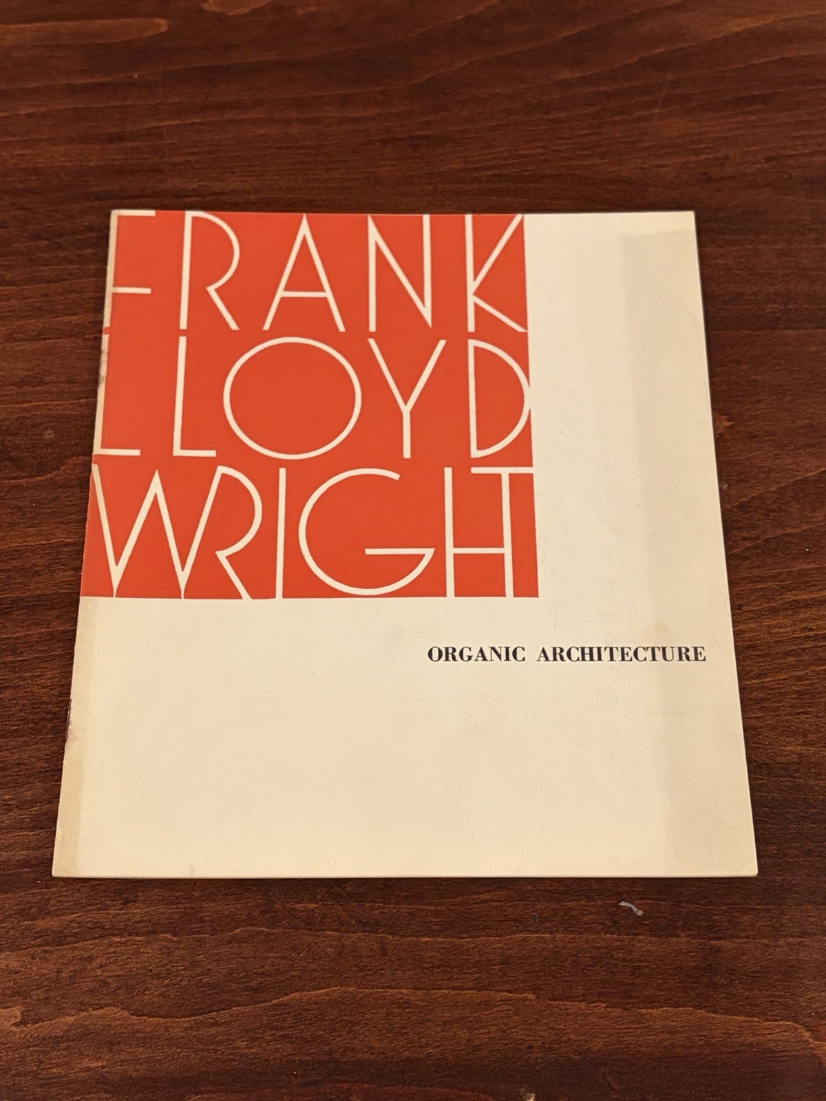May 1953 FRANK LLOYD WRIGHT TALIESIN Booklet ORGANIC ARCHITECTURE Rare