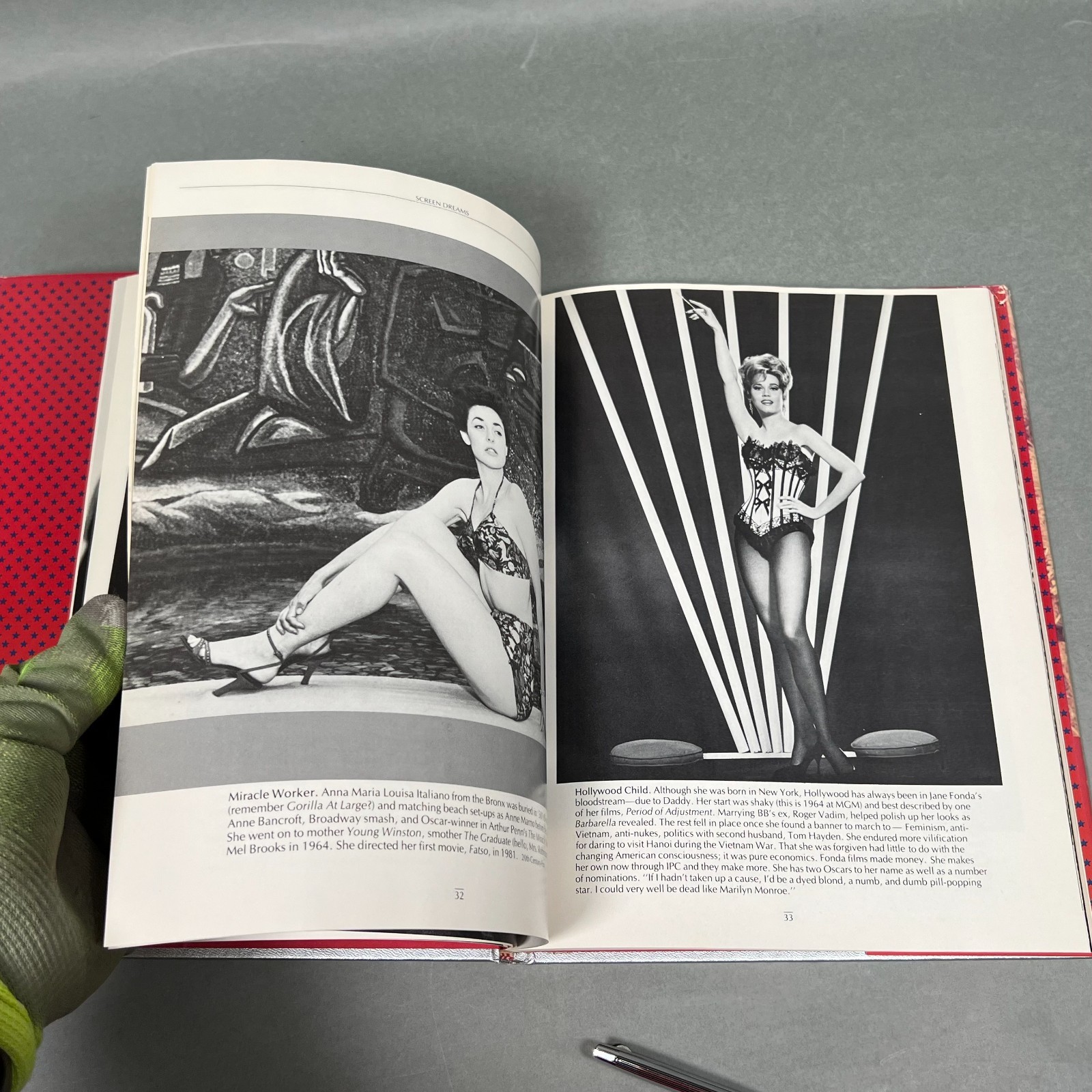 Screen Dreams The Hollywood Pinup Kobal Collection Photos 1ST Printing HARDCOVER