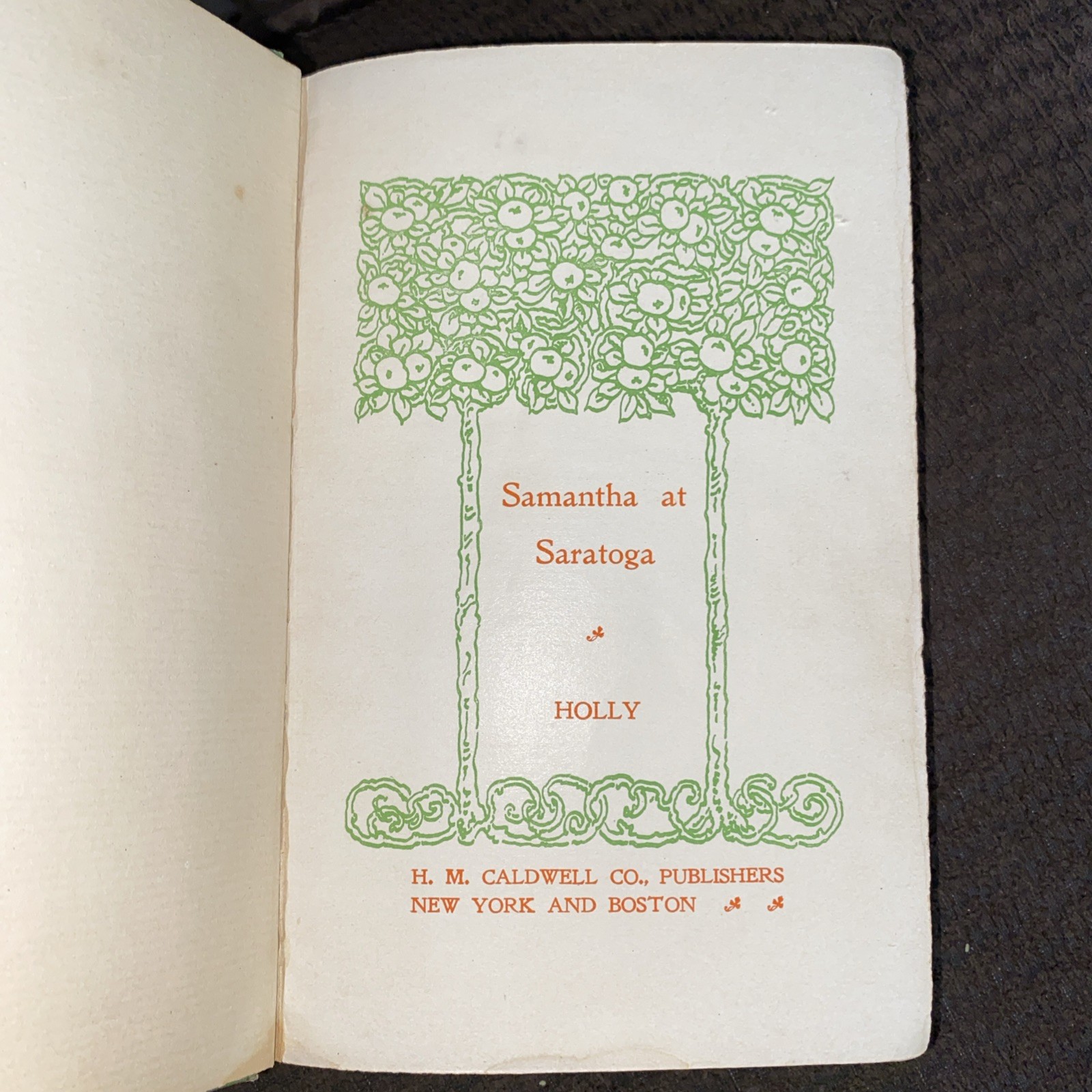 1887 Samantha At Saratoga; or Flirtin With Fashion – Mariella Holley – 1st Illus