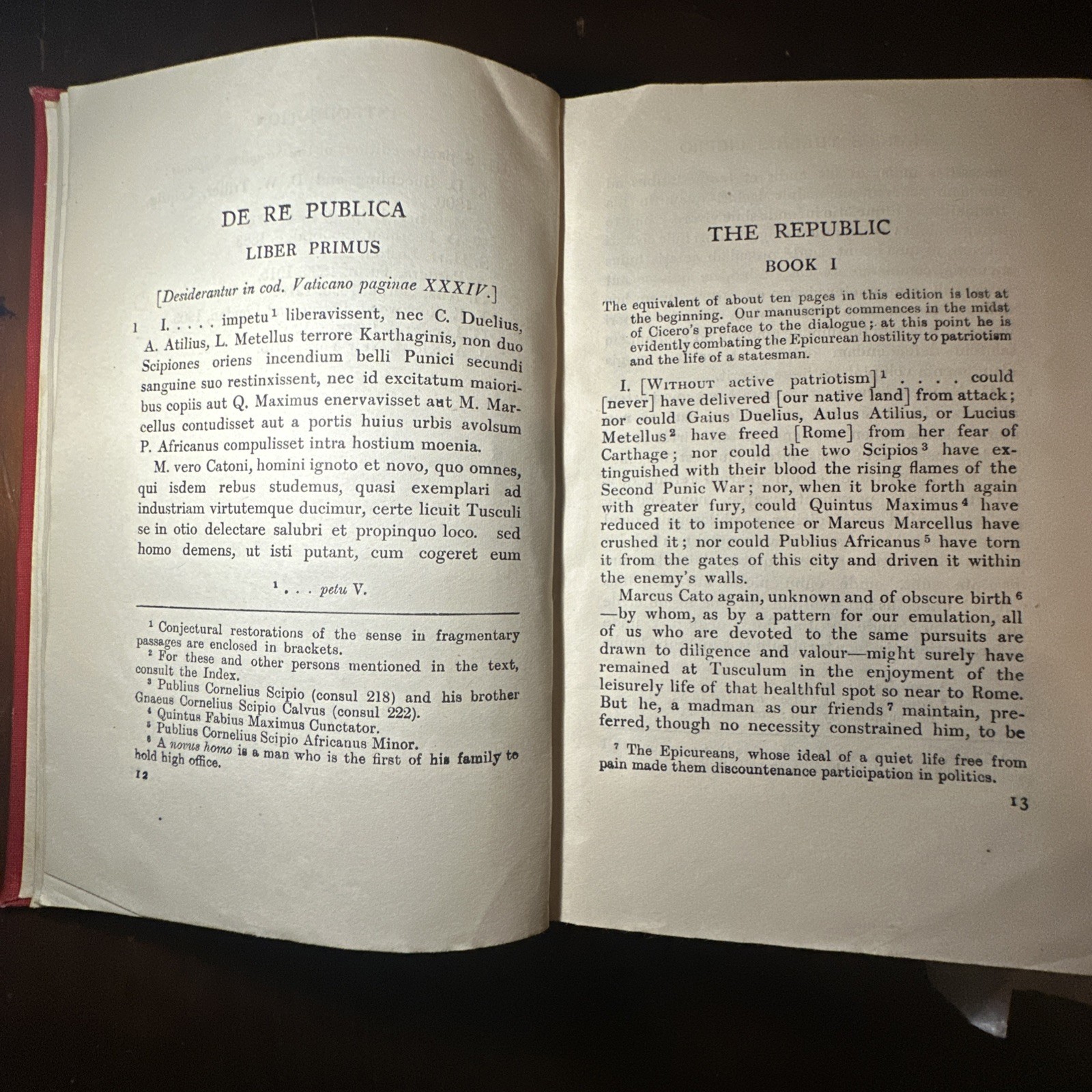 Cicero: De re Publica & De Legibus, Loeb Classic Lib. #213 Latin/Eng. HC UK 1948