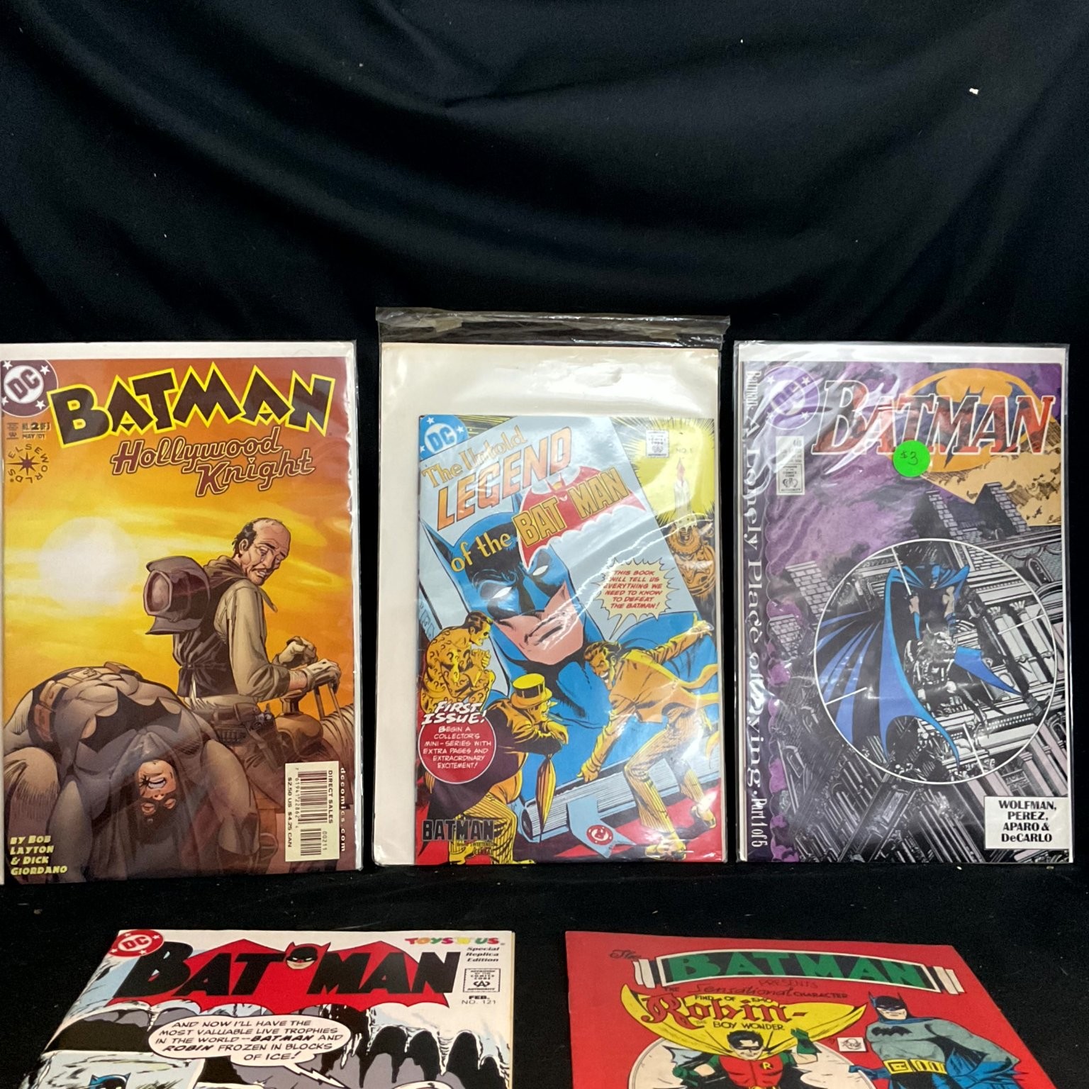 Batman No. 121 Mr. Freeze Story DC Comics Lot of 5 Toys R Us Replica 1997