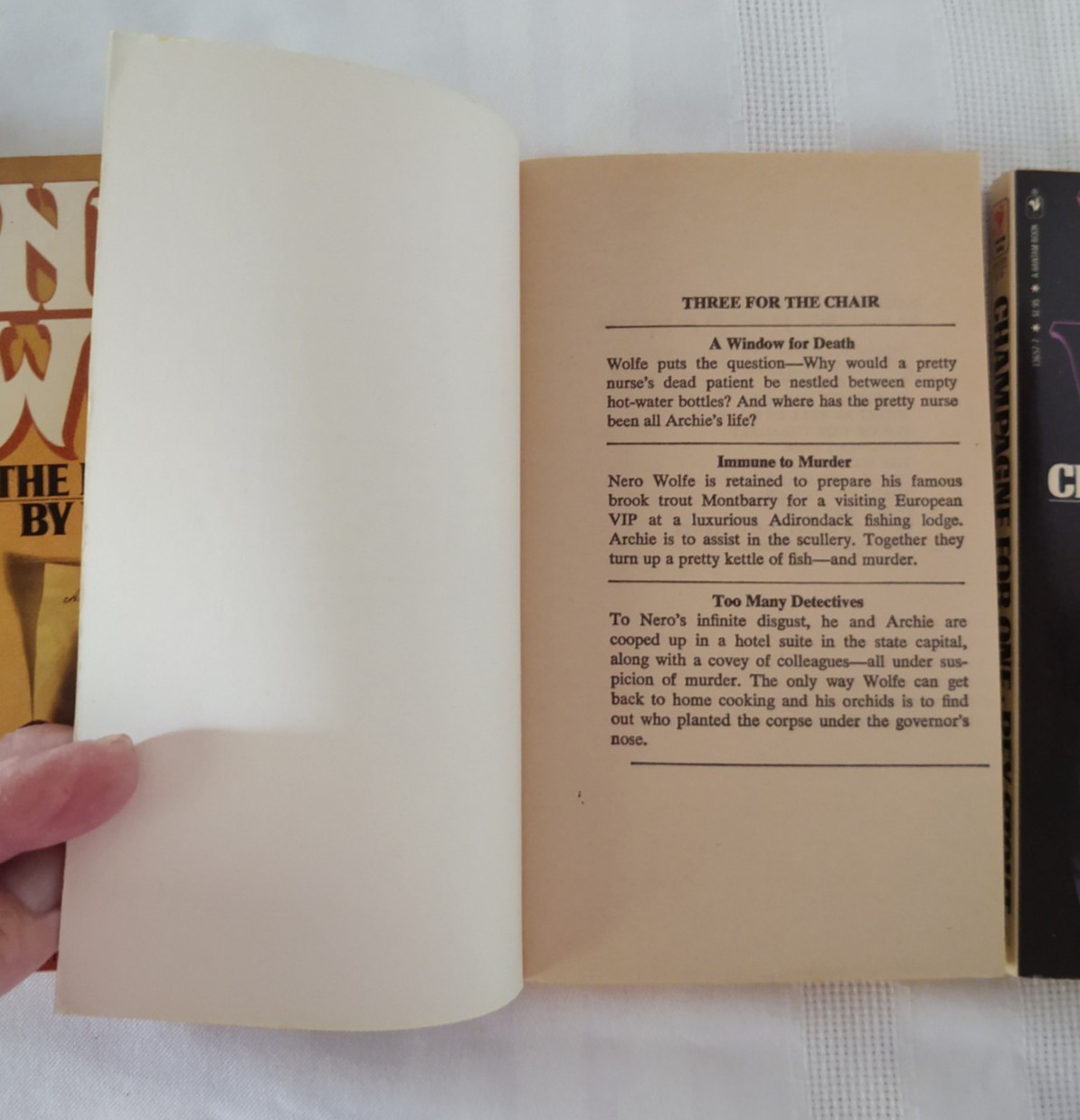 Rex Stout Nero Wolfe 14, 17, 28, 31 Lot of 4 Paperbacks and More