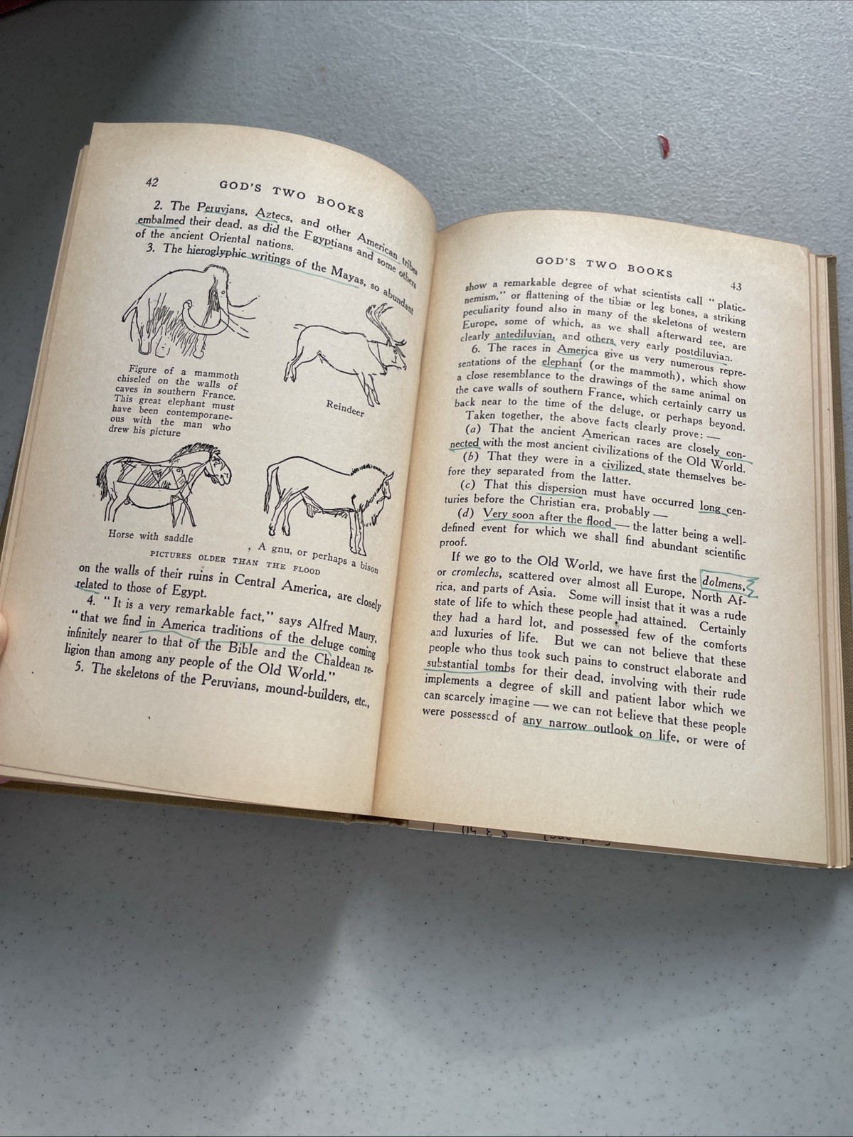 Two Books By George Price 1918 Underlining In The Book