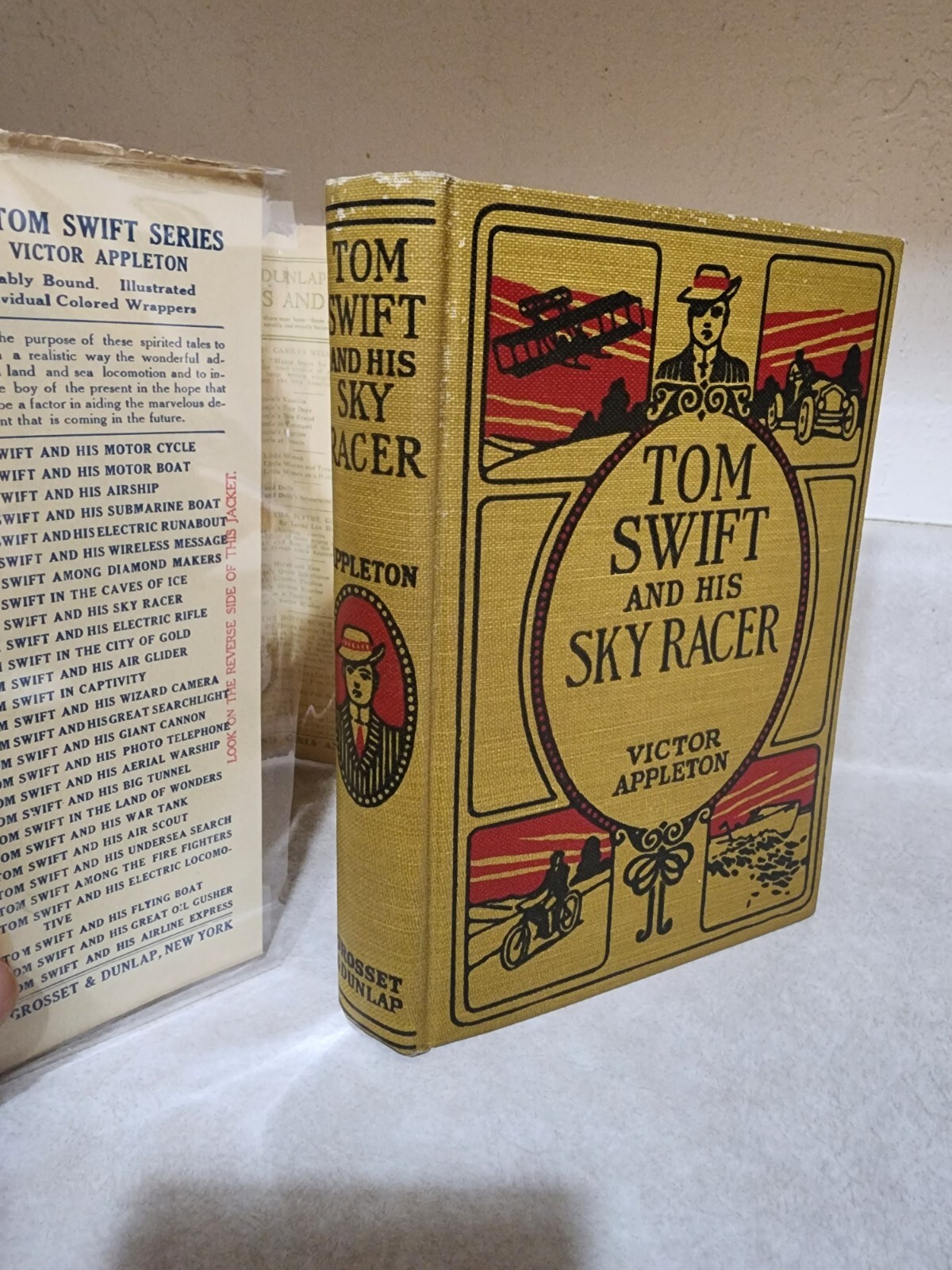 TOM SWIFT AND HIS SKY RACER Victor Appleton ADVENTURE Juvenile Fiction HCDJ 1911
