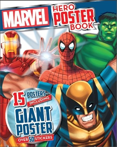 Marvel Super Heroes Poster Book by Marvel Book The Fast Free Shipping