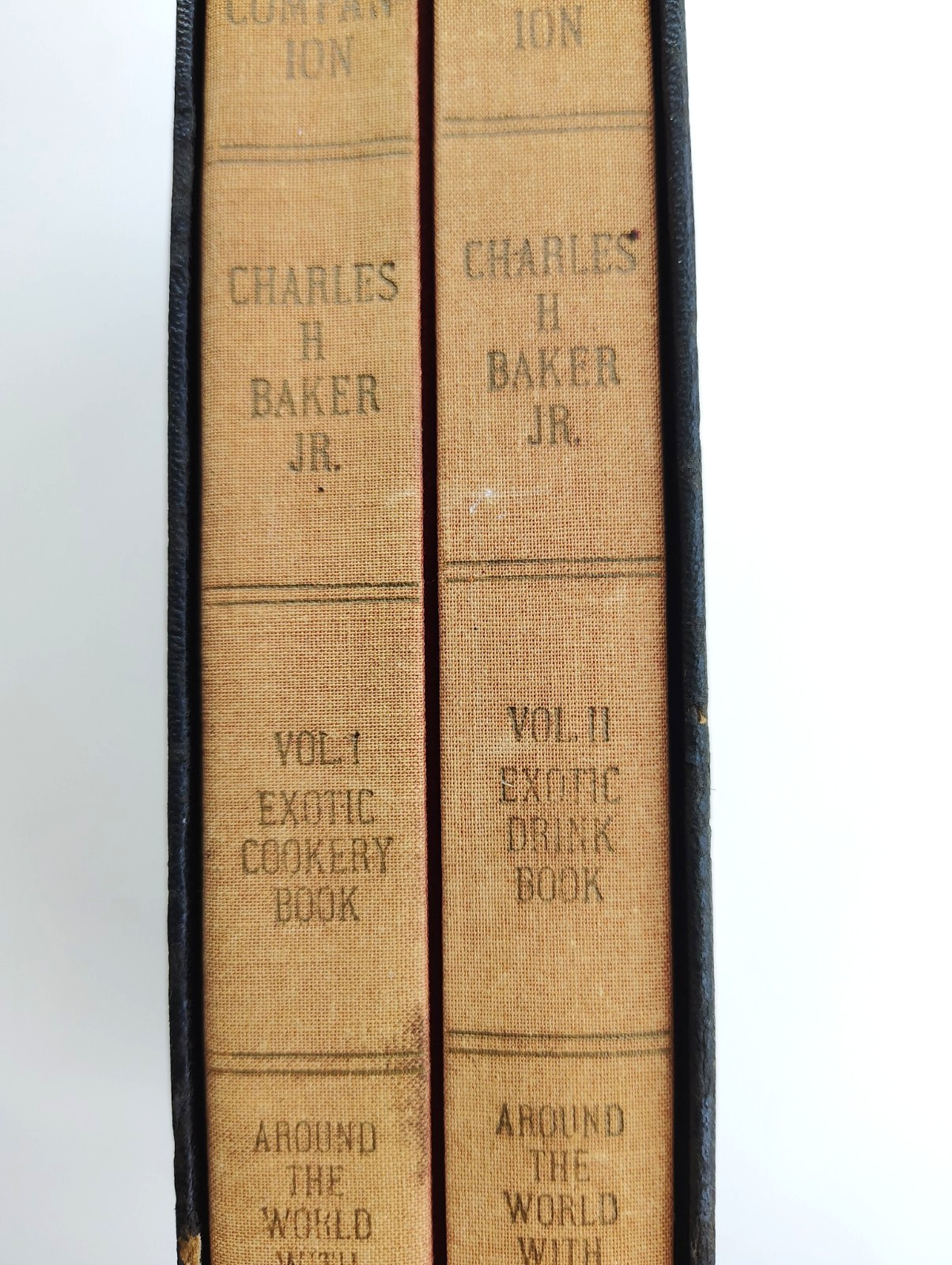 1946 The Gentleman’s Companion Charles Baker 2 Vol Book Set Slipcase FREE SHIP