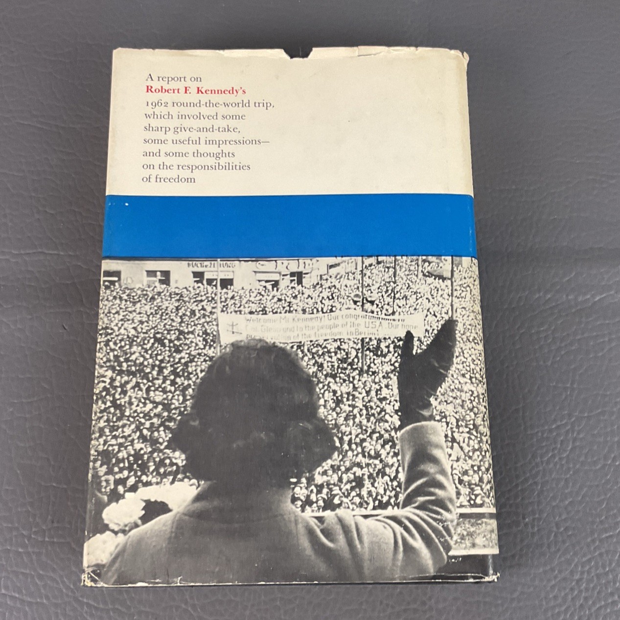 Just Friends and Brave Enemies book Robert F. Kennedy HC/DJ 1962 1st ed. jacket