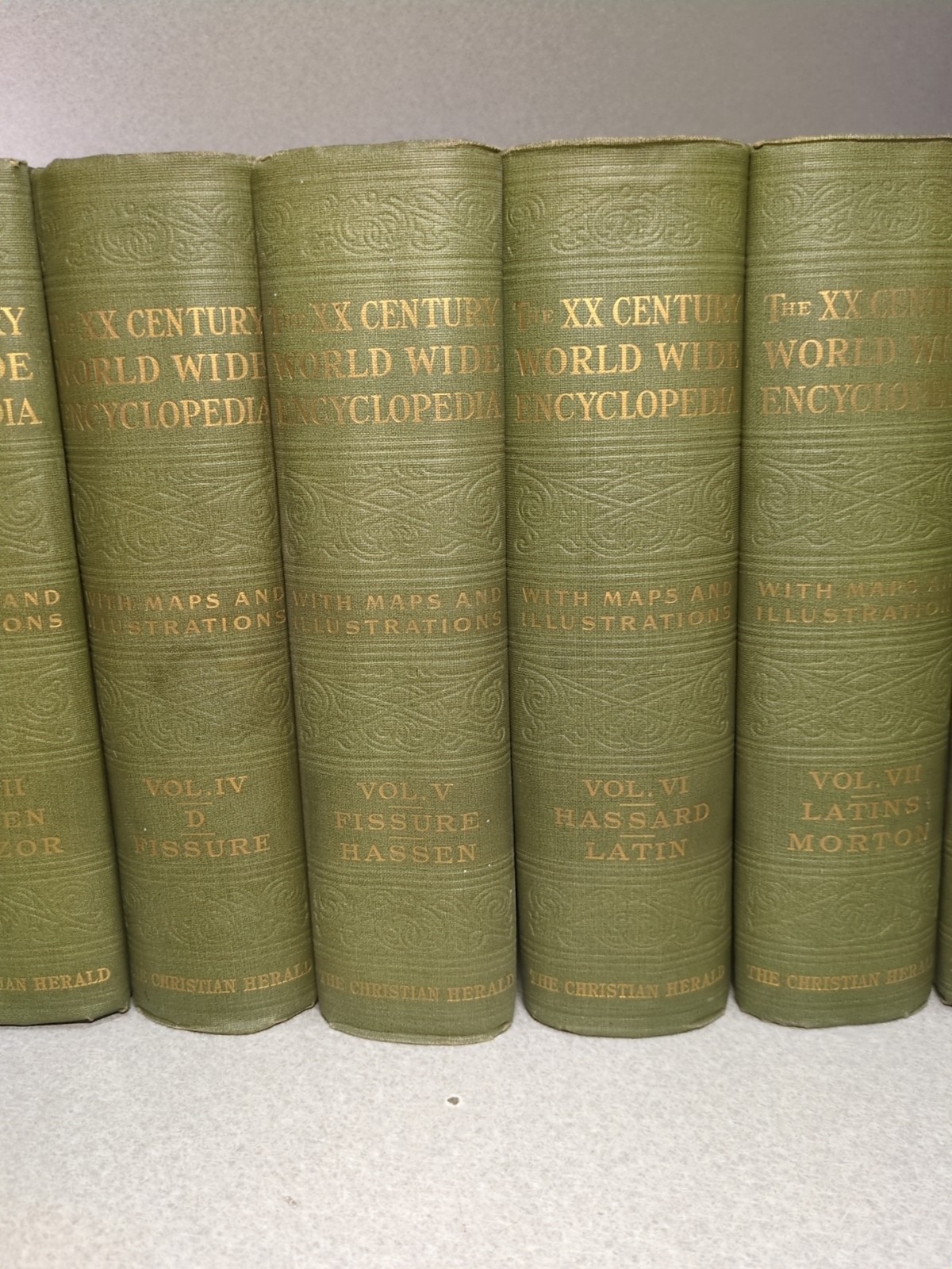 Twentieth Century World-Wide Encyclopedia 1903 Ambrose Johnson 12 volumes