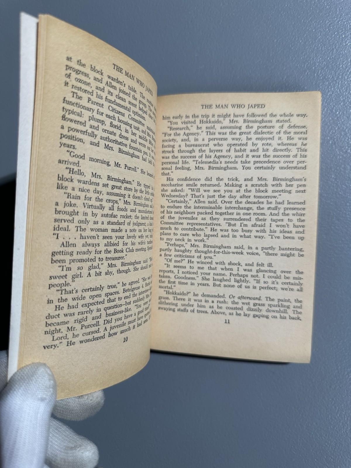 The Man Who Japed, Philip K. Dick, 1956, 1st Paperback Ed., 1st Print, 5.5